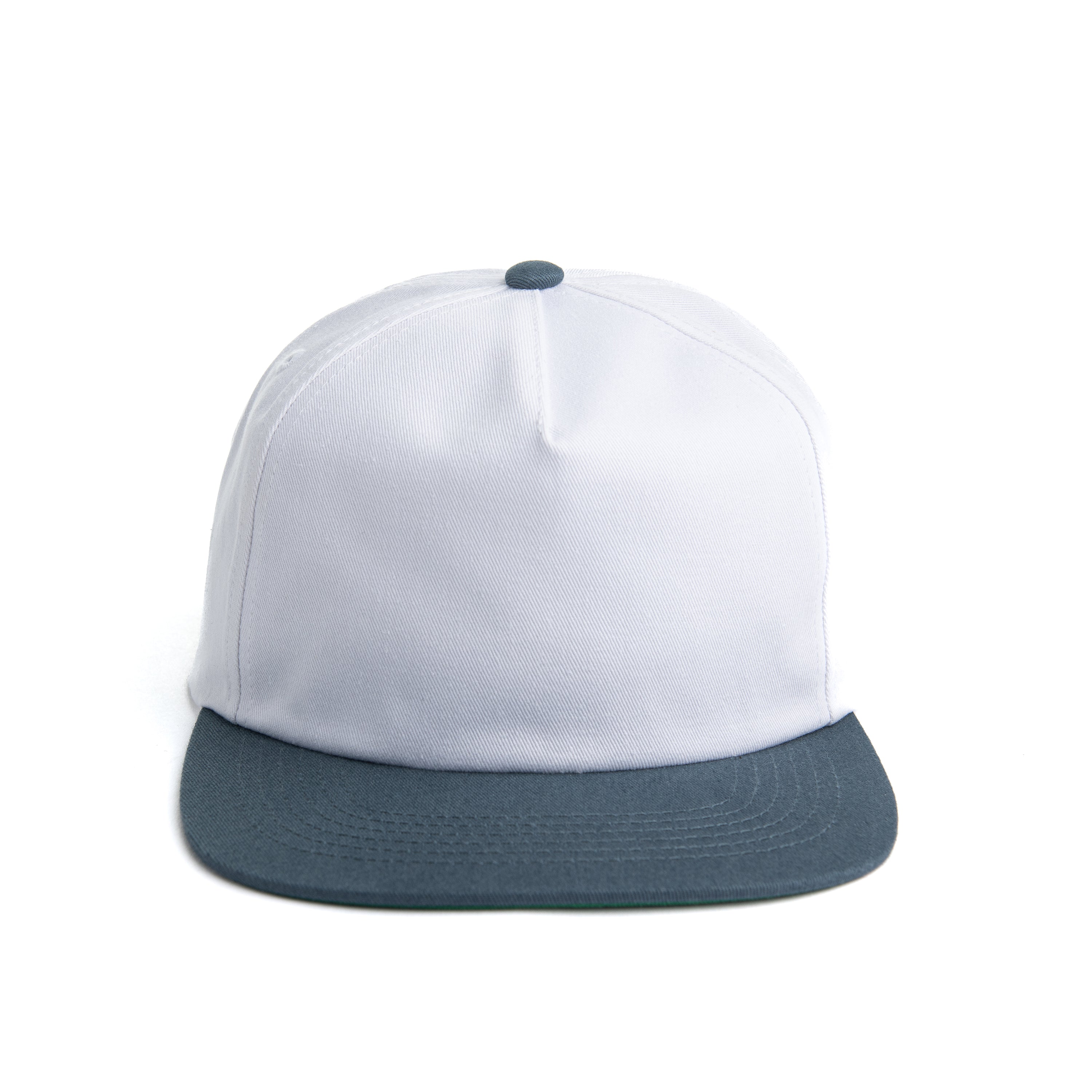 A500GB 5-Panel Oeko-Tex Cotton Snapback Cap with Recycled Green Underbill