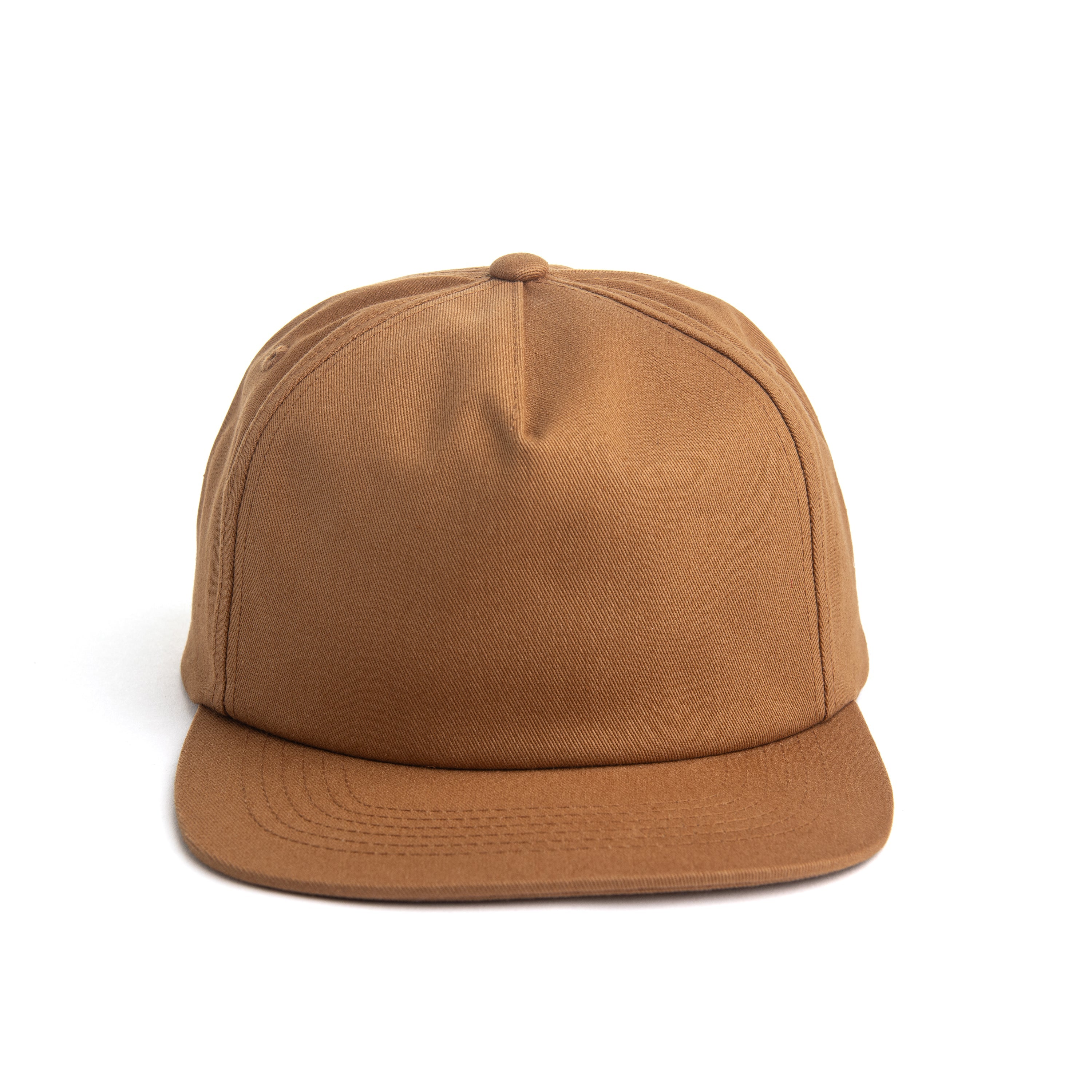 A500 5-Panel Cotton Snapback Cap with Recycled Bill