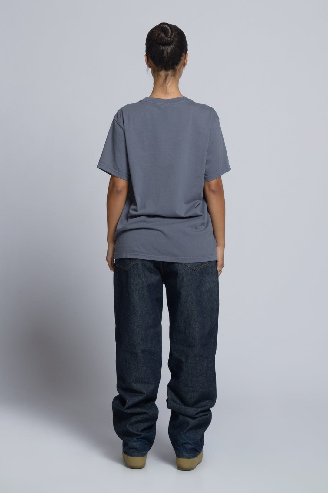 Heavyweight Boxy Hall Pass T-Shirt 7oz Oversized Durable Collar