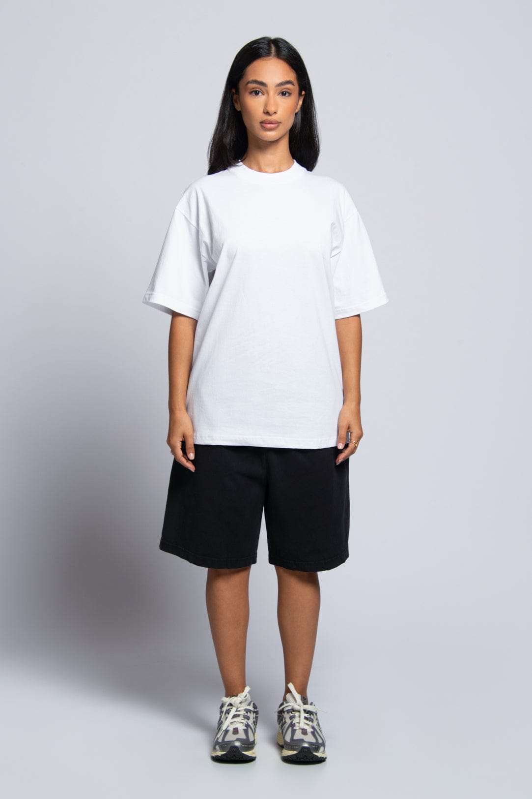 Heavyweight Boxy Hall Pass T-Shirt 7oz Oversized Durable Collar