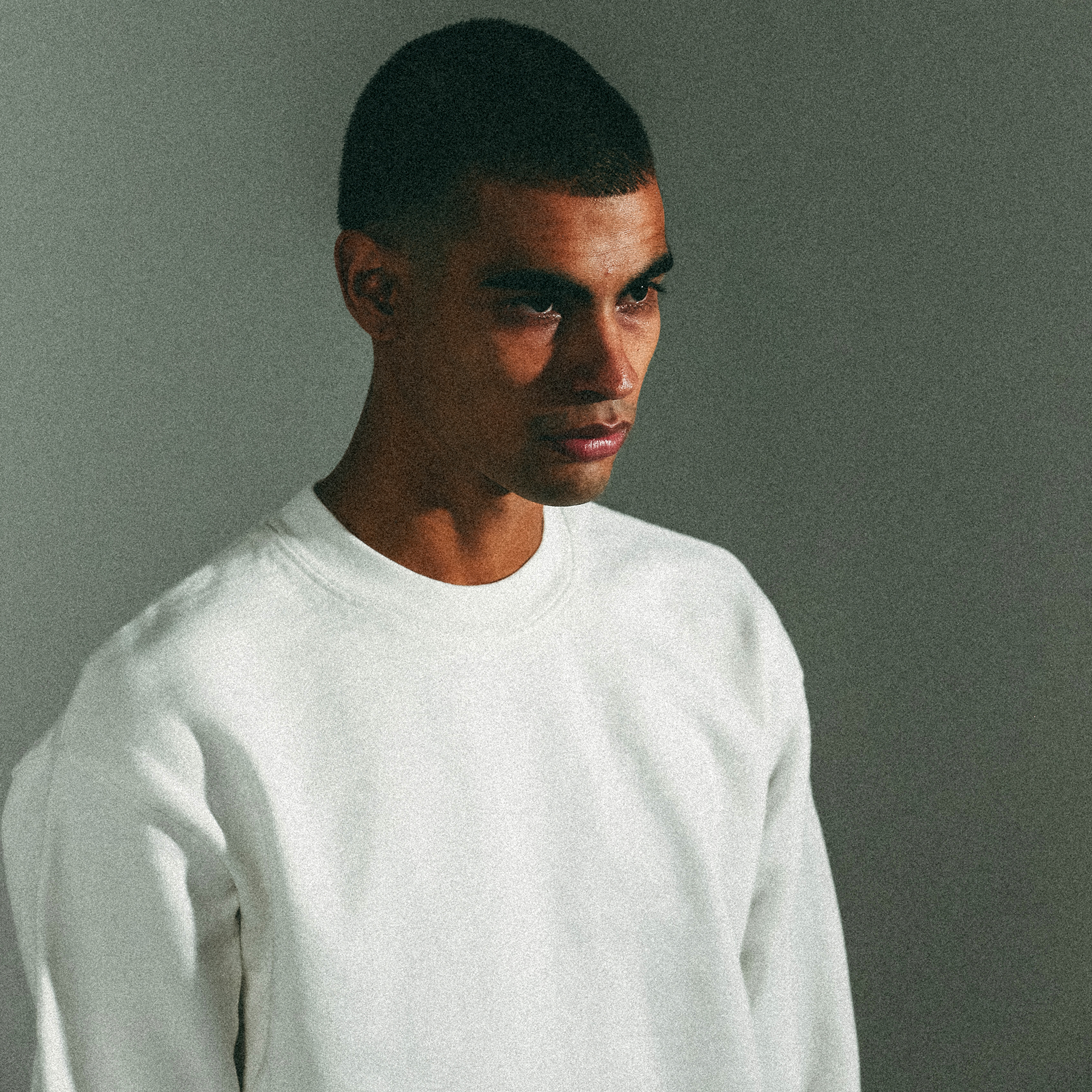 Premium 15oz Heavyweight Cotton Fleece Crewneck Sweatshirt - Oversized Drop Shoulder Design