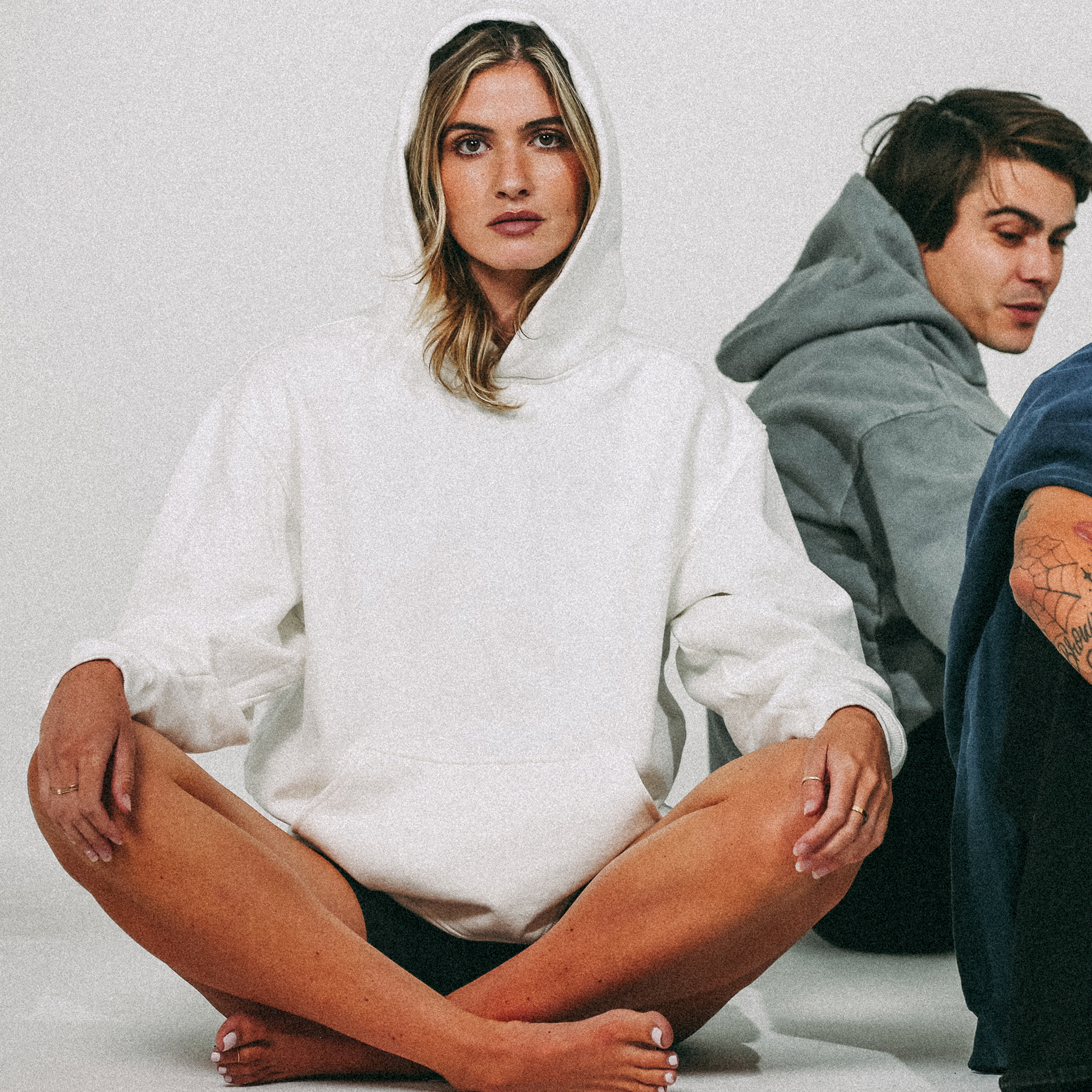 15oz Heavy Cotton Hoodie Oversized Drop-Shoulder Pigment-Dyed Fleece