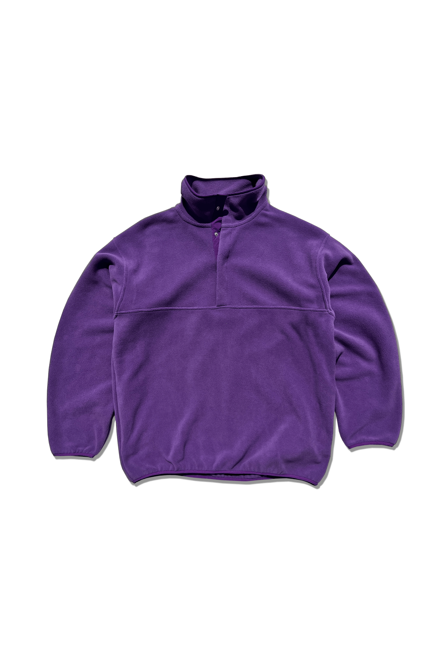 Insulated Polar Fleece Pullover with Hidden Snaps, Deep Pockets