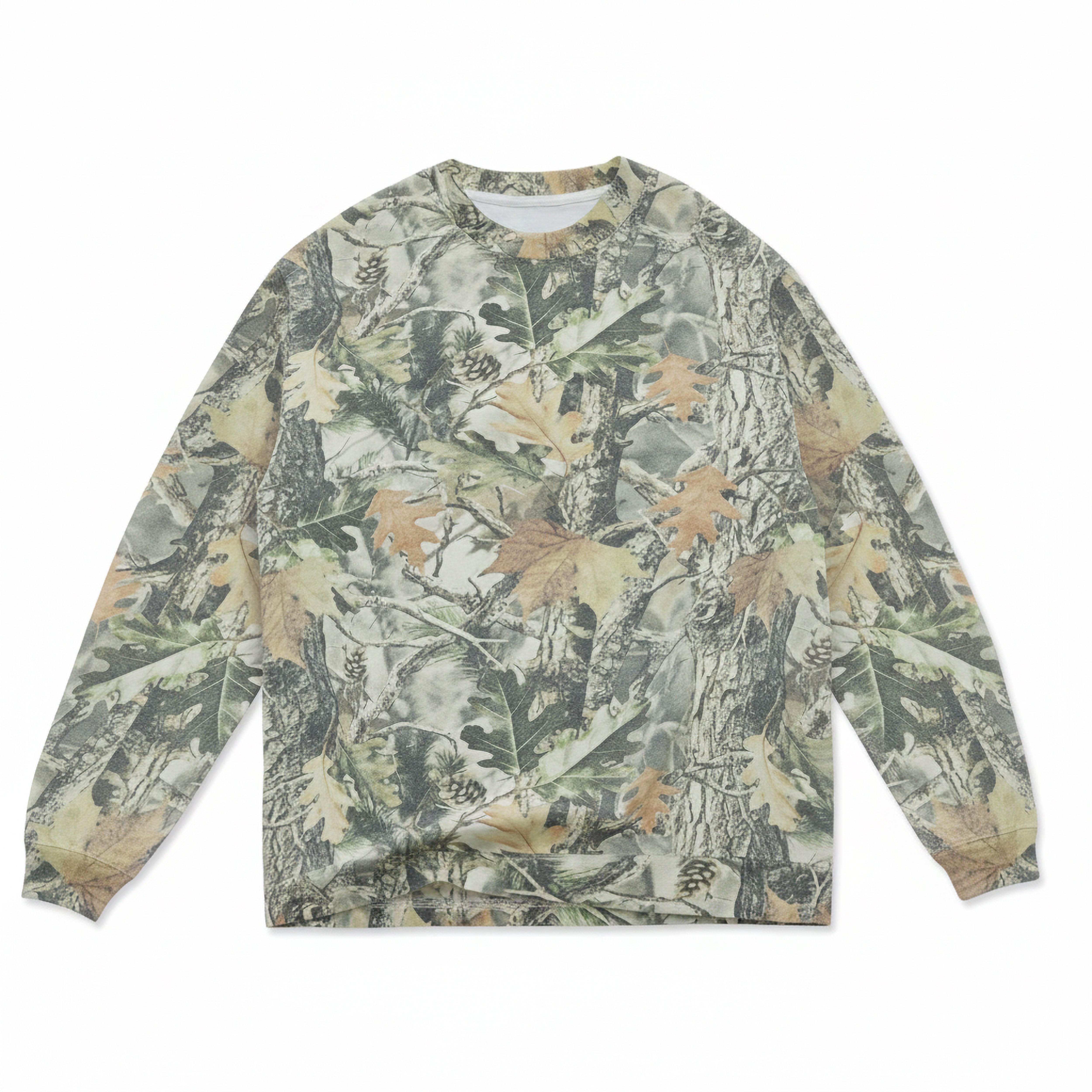 Oversized Box Long Sleeve Tee 7.5oz Cotton Vintage Snow Wash