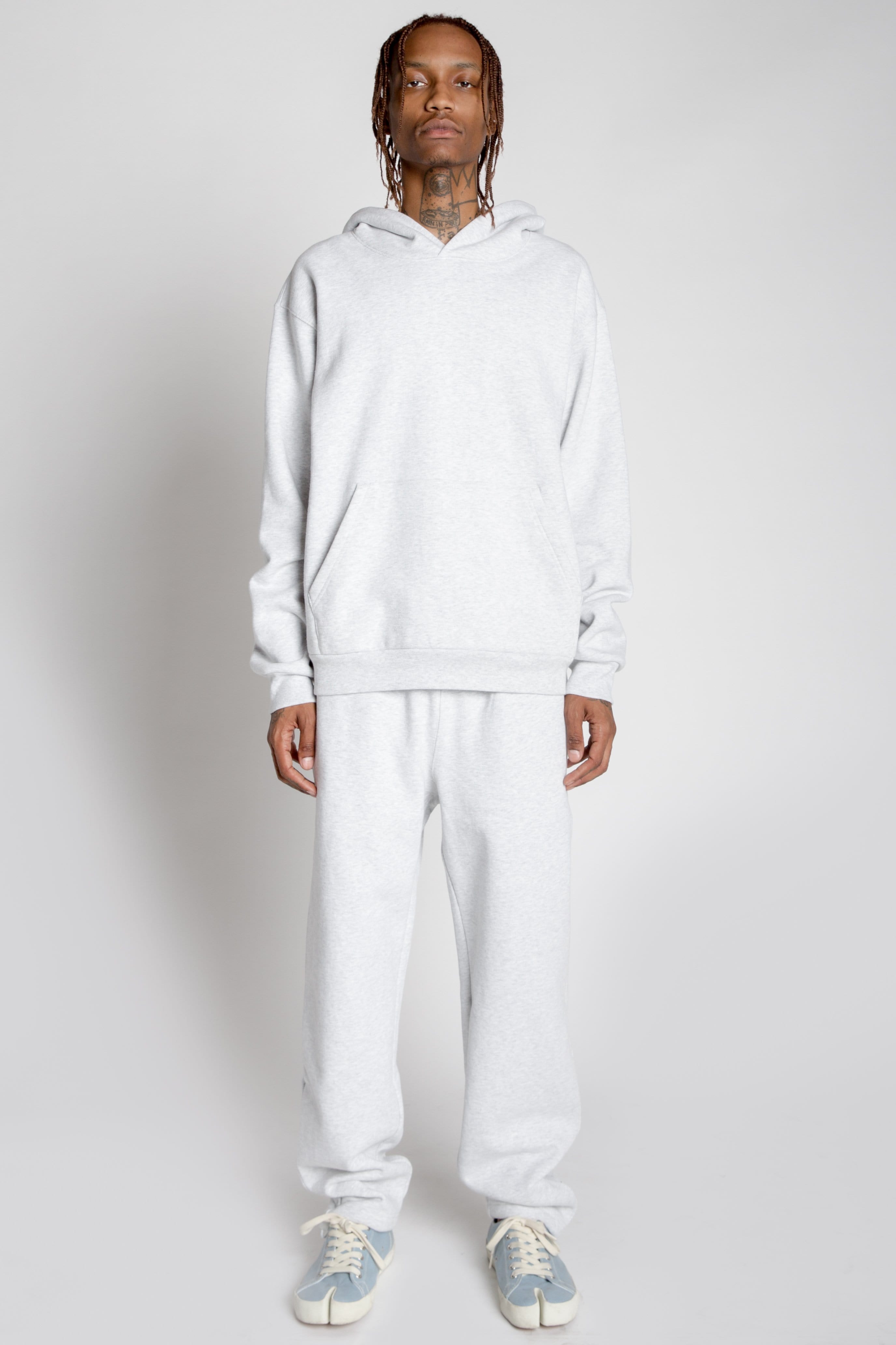 Heavyweight 16oz Organic Cotton Hoodie with Kangaroo Pocket, Durable