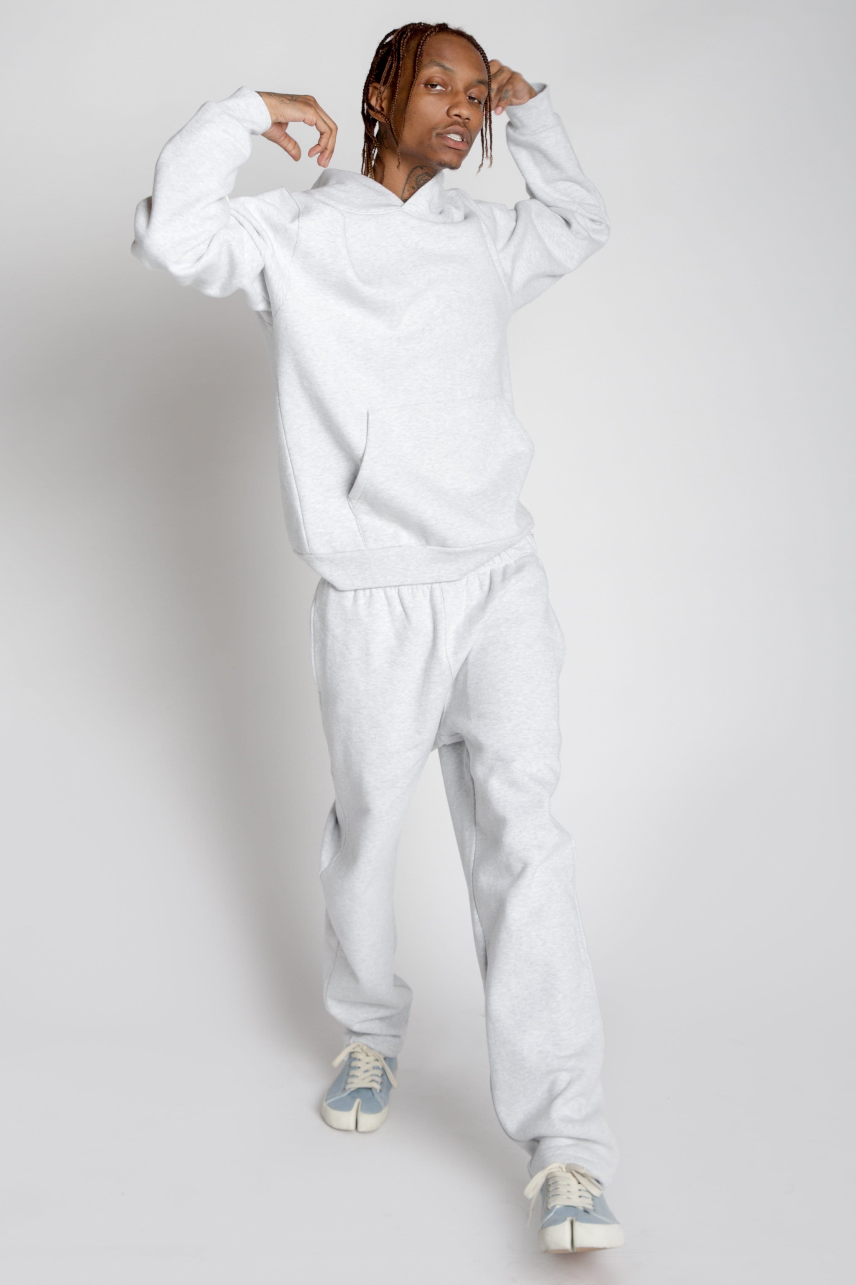 Heavyweight 16oz Organic Cotton Hoodie with Kangaroo Pocket, Durable
