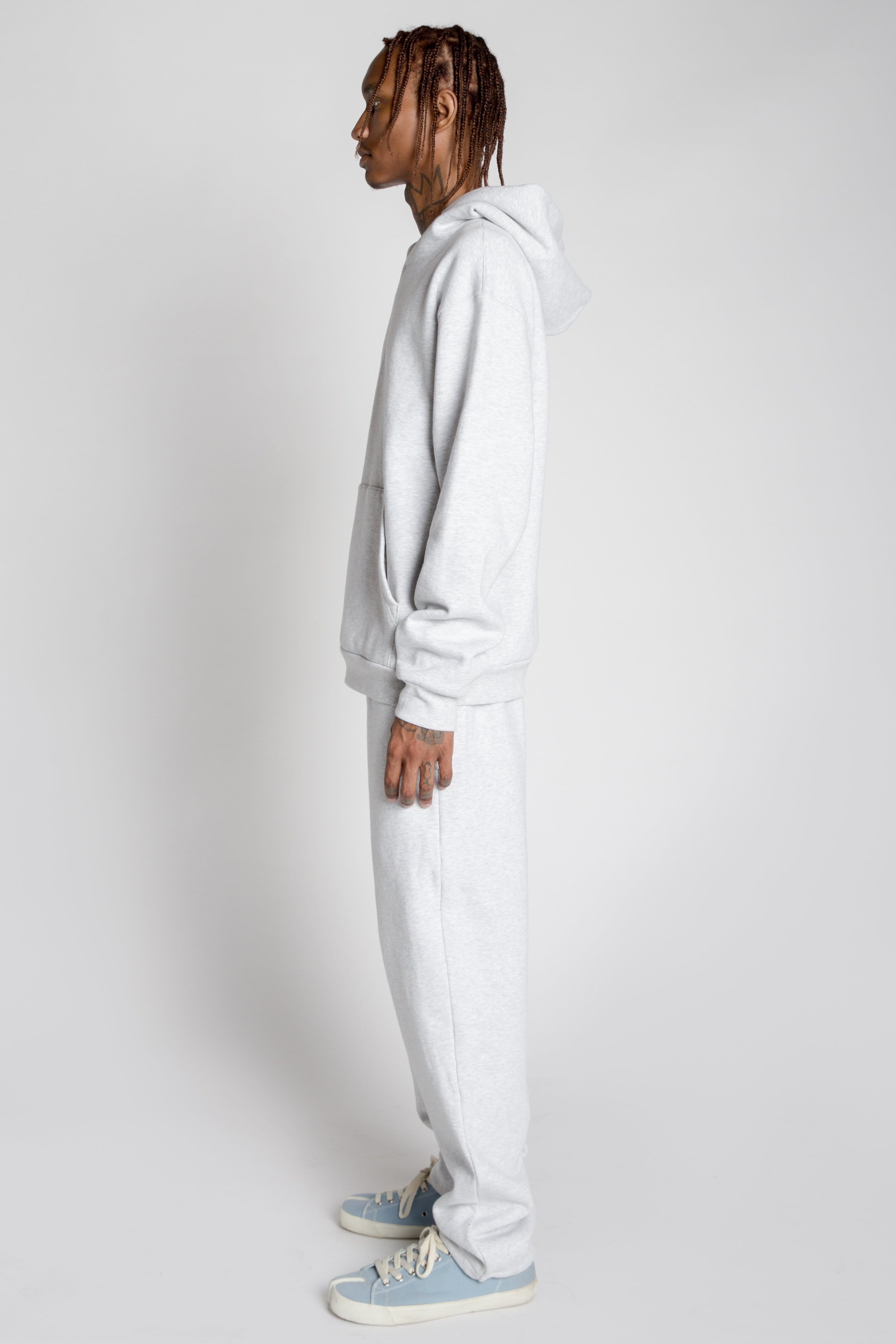 Heavyweight 16oz Organic Cotton Hoodie with Kangaroo Pocket, Durable