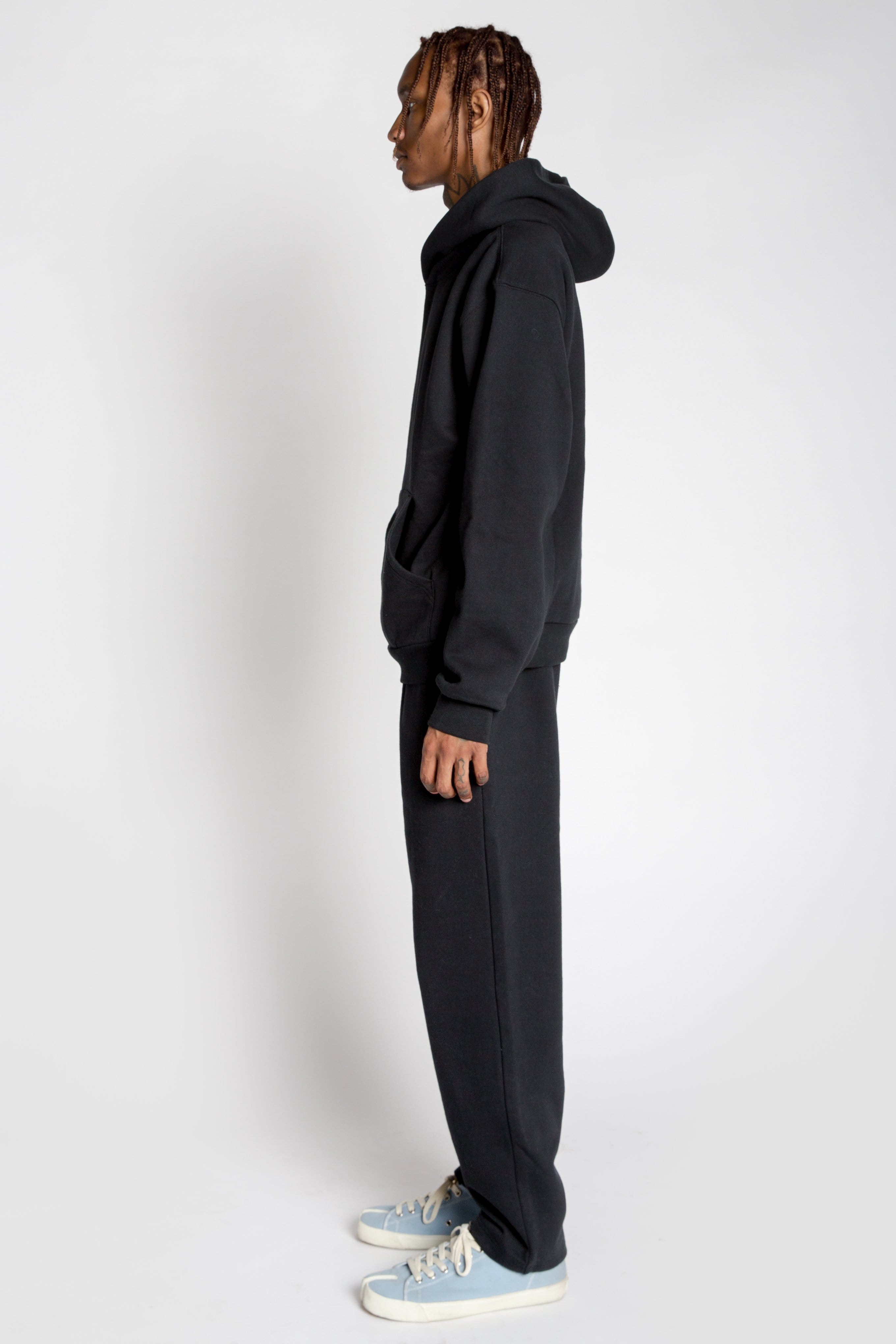 Heavyweight 16oz Organic Cotton Hoodie with Kangaroo Pocket, Durable