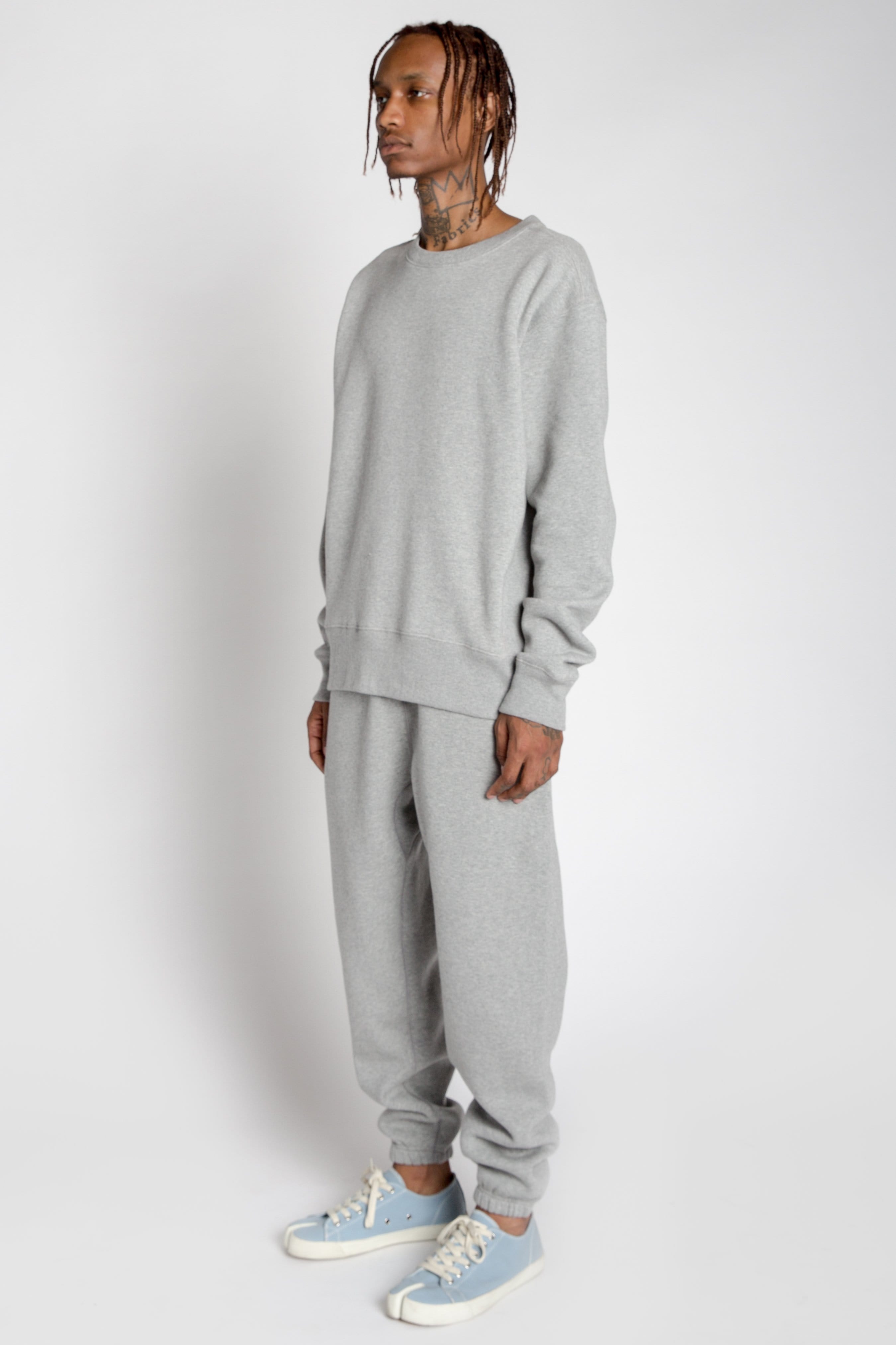 MADE Varsity Crewneck Heavyweight Cotton Blend Ribbed Cuffs Durable
