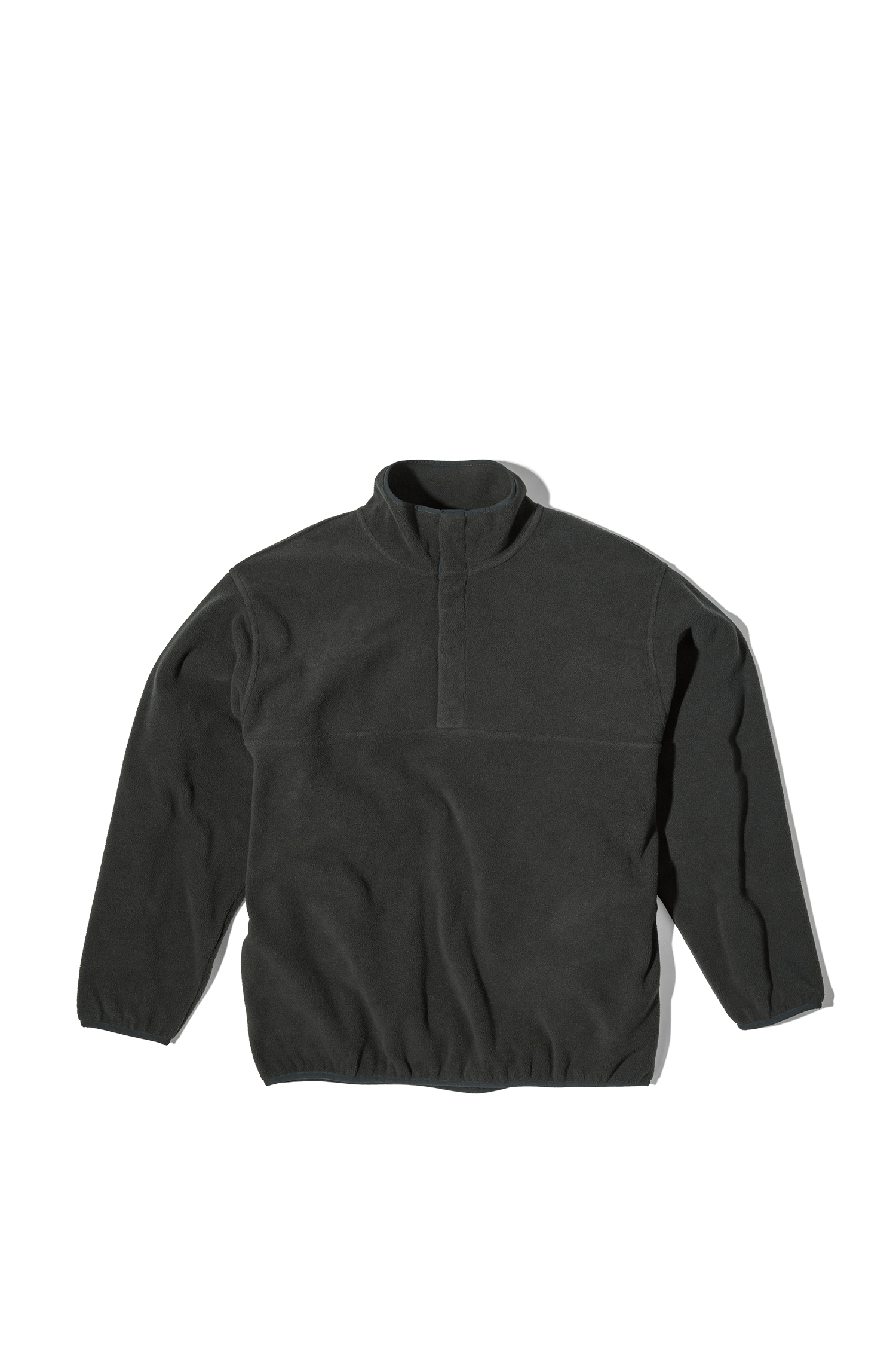 Insulated Polar Fleece Pullover with Hidden Snaps, Deep Pockets