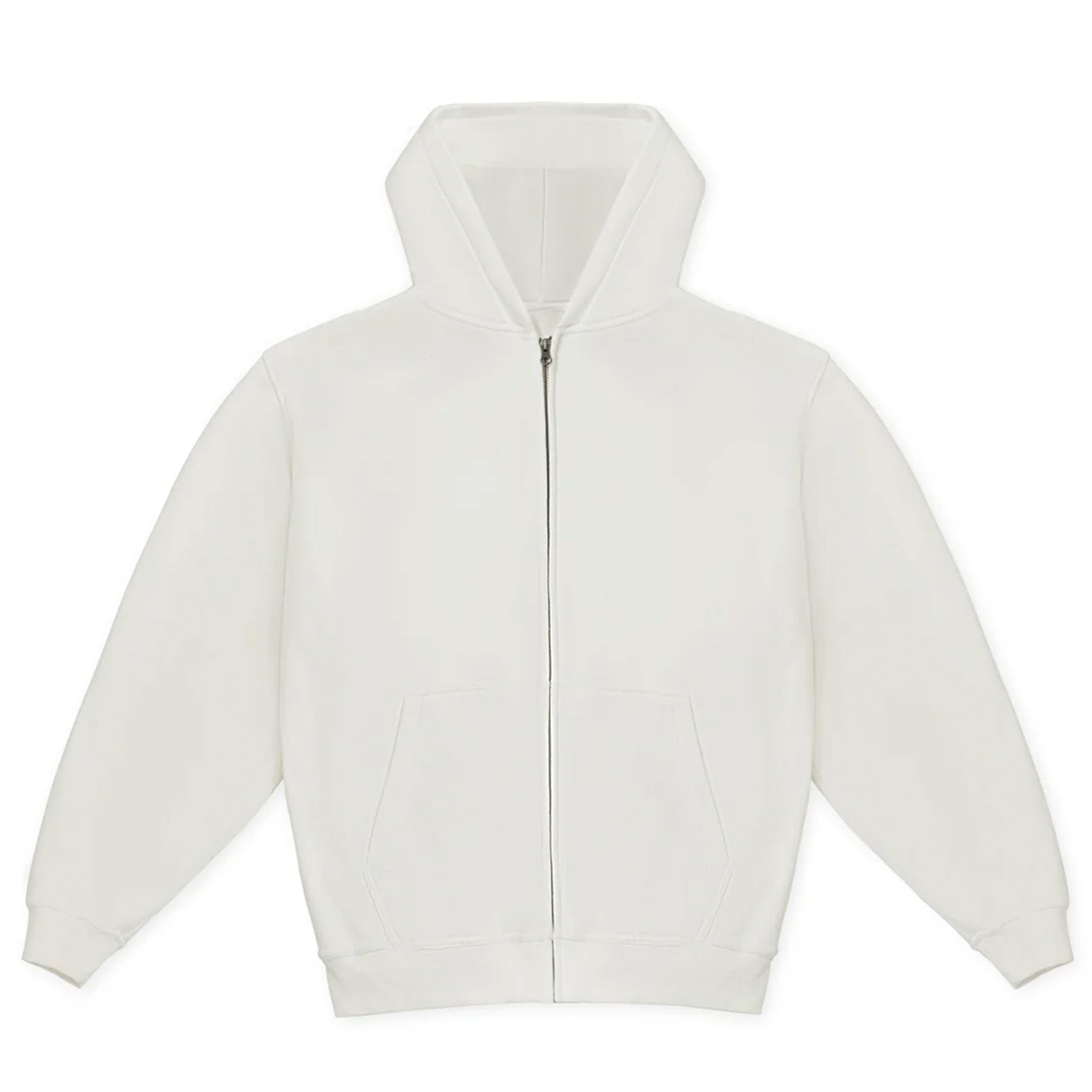 Organic Cotton Oversized Zip Hoodie 11oz Enzyme Wash YKK Zipper