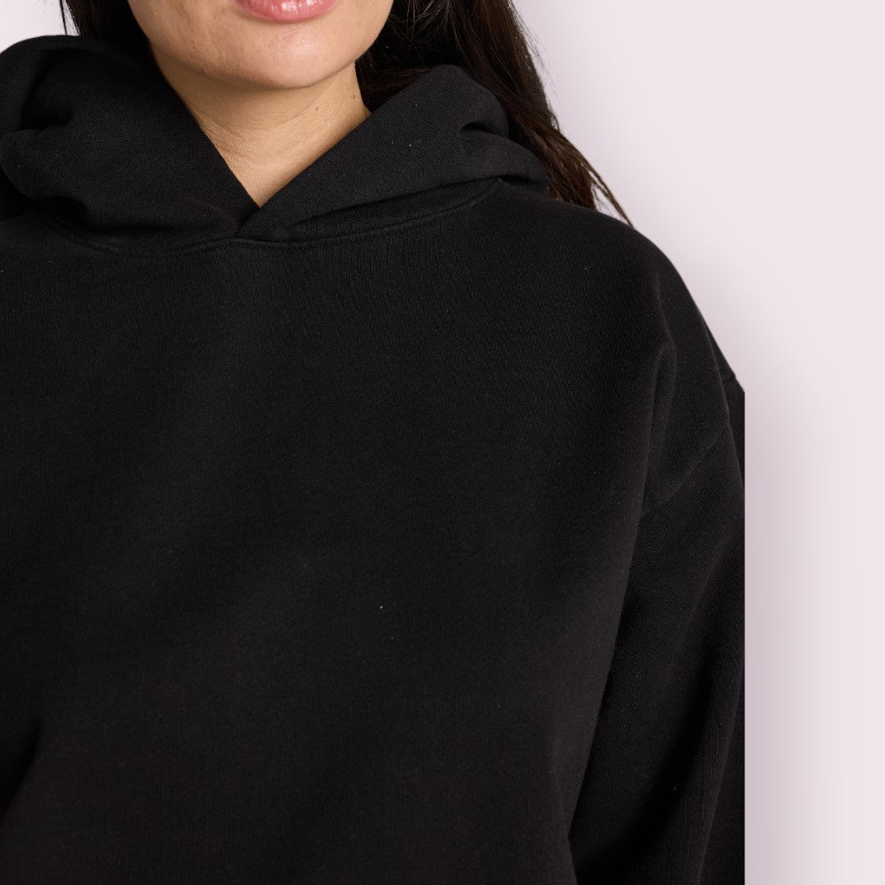DOV Heavyweight Garment-Dyed Cotton Unisex Hoodie Shrink-Free Spacious Fit