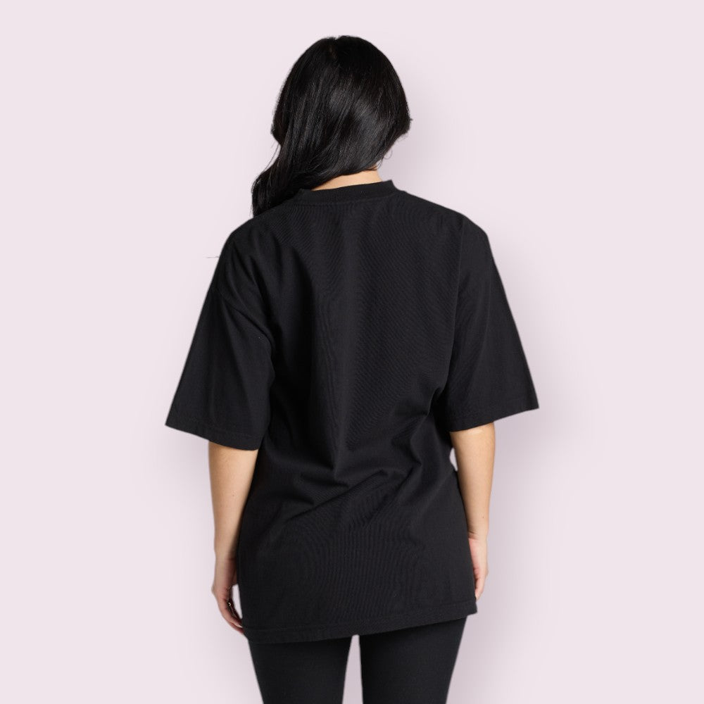 Unisex Heavyweight Garment-Dyed Cotton Tee High Rib Collar Shrink-Free