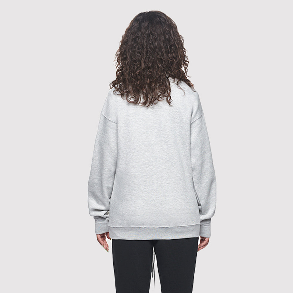 Heavyweight 3-End Fleece Unisex Crewneck Sweatshirt 80% Cotton Classic Fit