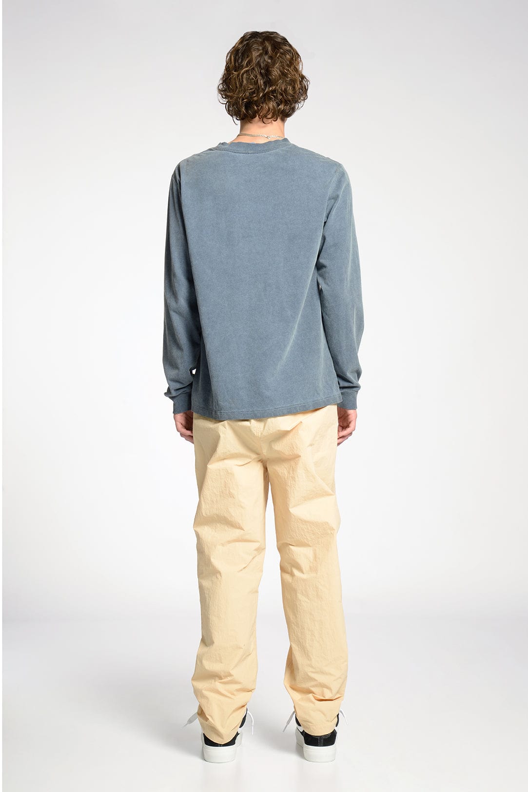 Lightweight Durable Nylon Warm-Up Pants with Elastic Waistband