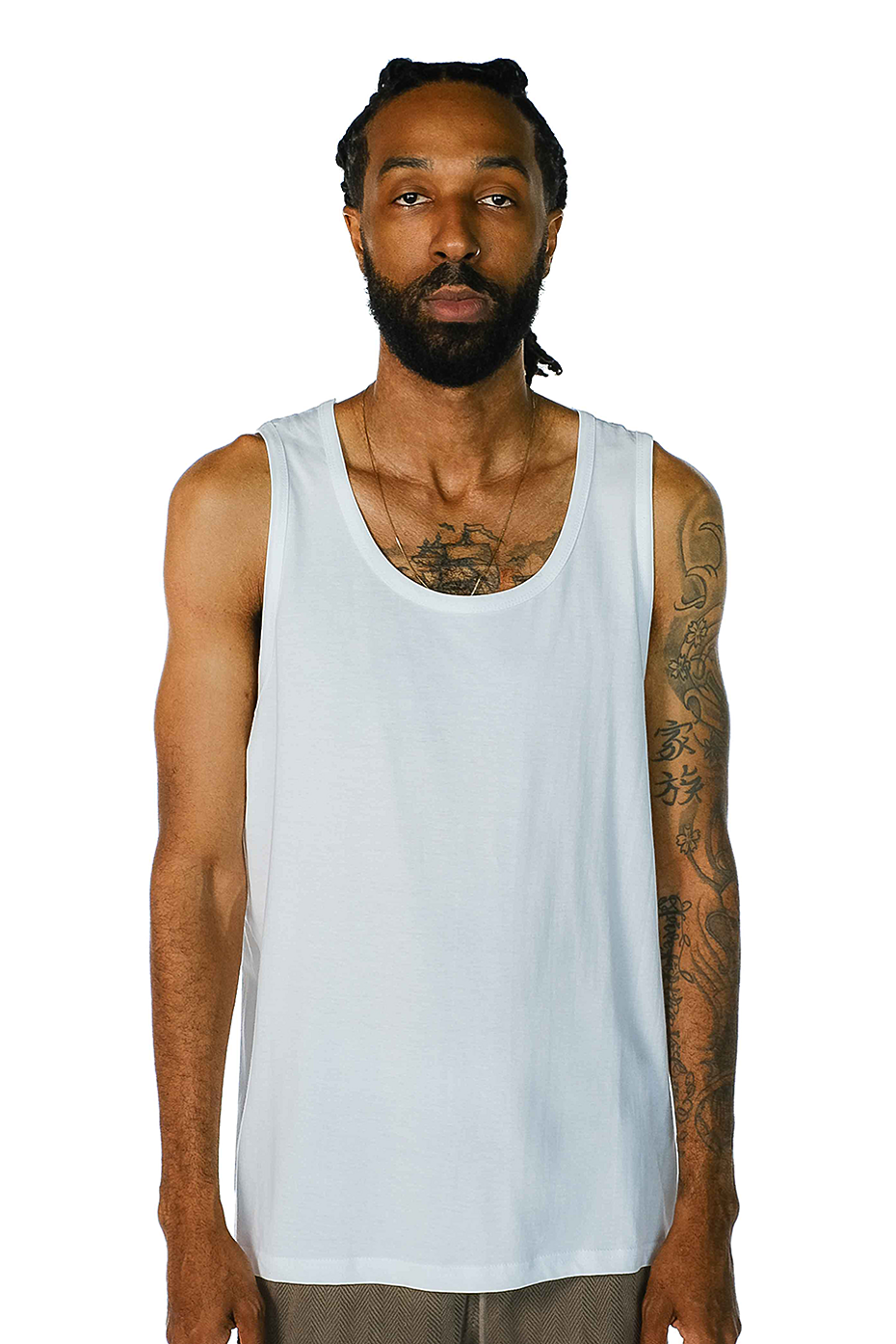 Premium Ring-Spun Combed Cotton Tank Top Breathable Durable Preshrunk Staple