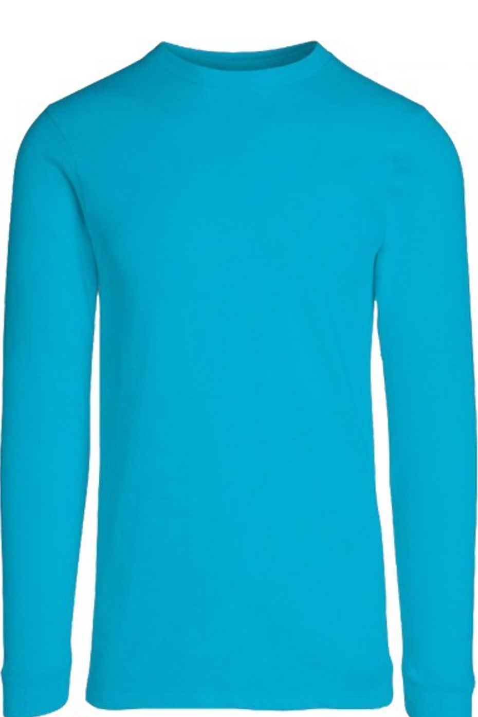 Premium Long Sleeve Crew Neck Tee 100% Ringspun Combed Cotton