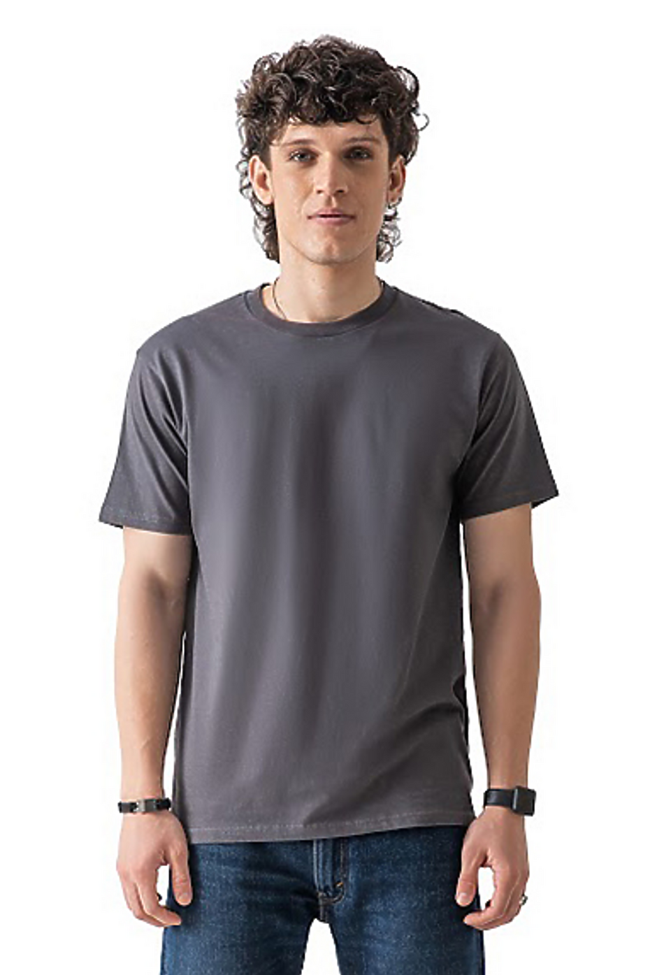 Classic Short Sleeve Crewneck Tee, 100% Ring-Spun Cotton, Pre-Shrunk