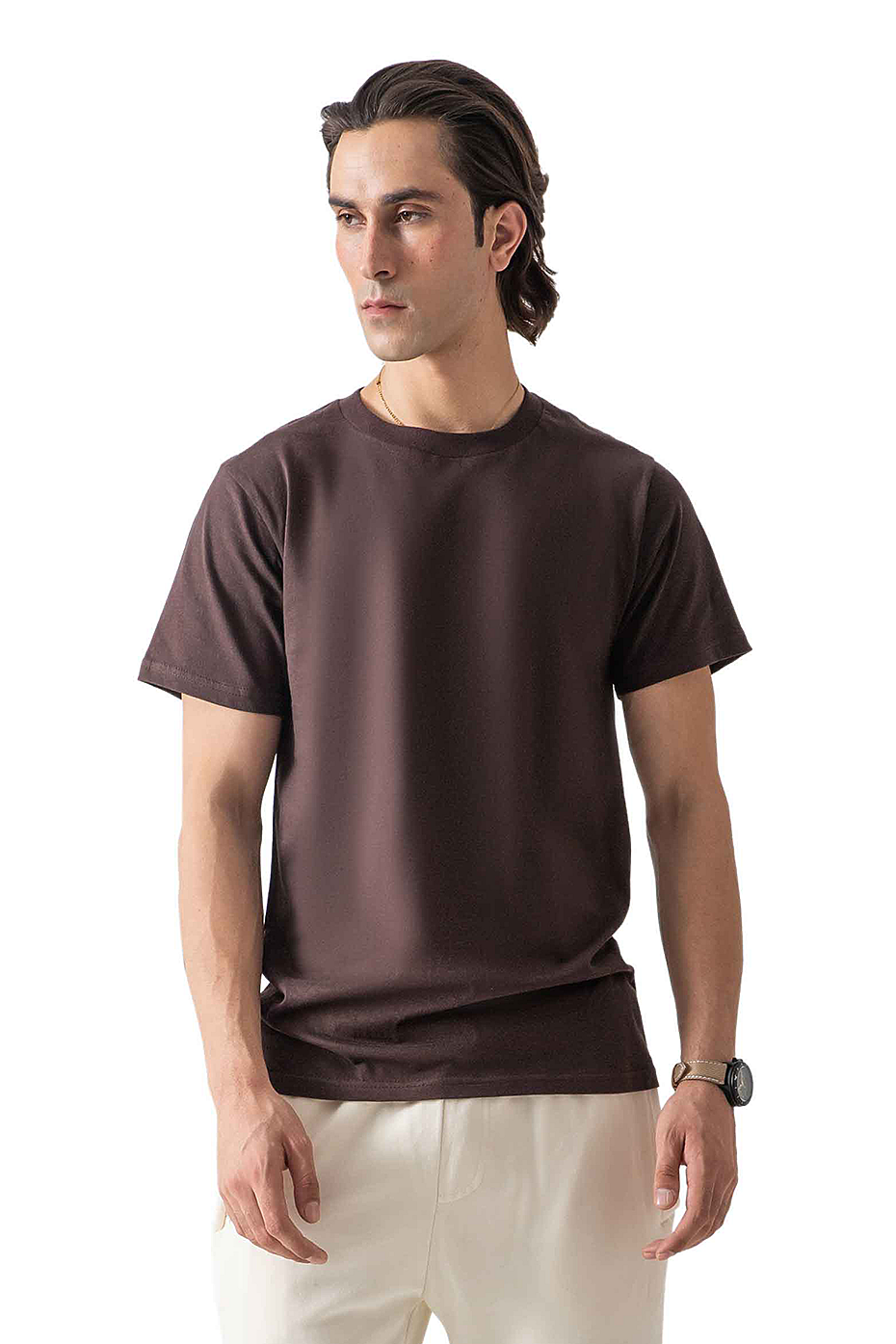 Classic Short Sleeve Crewneck Tee, 100% Ring-Spun Cotton, Pre-Shrunk