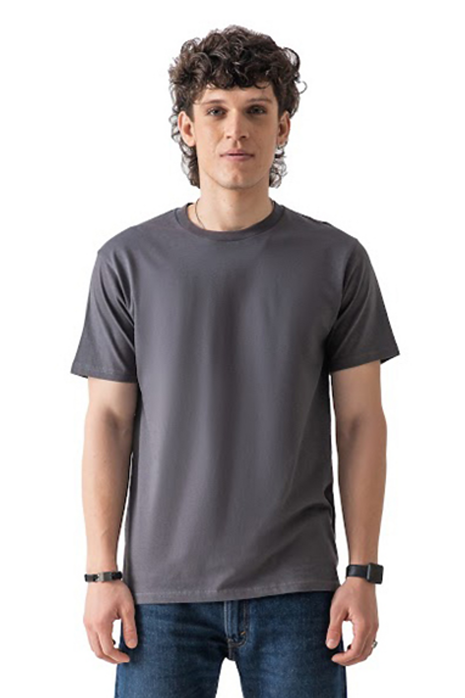 Classic Short Sleeve Crewneck Tee, 100% Ring-Spun Cotton, Pre-Shrunk