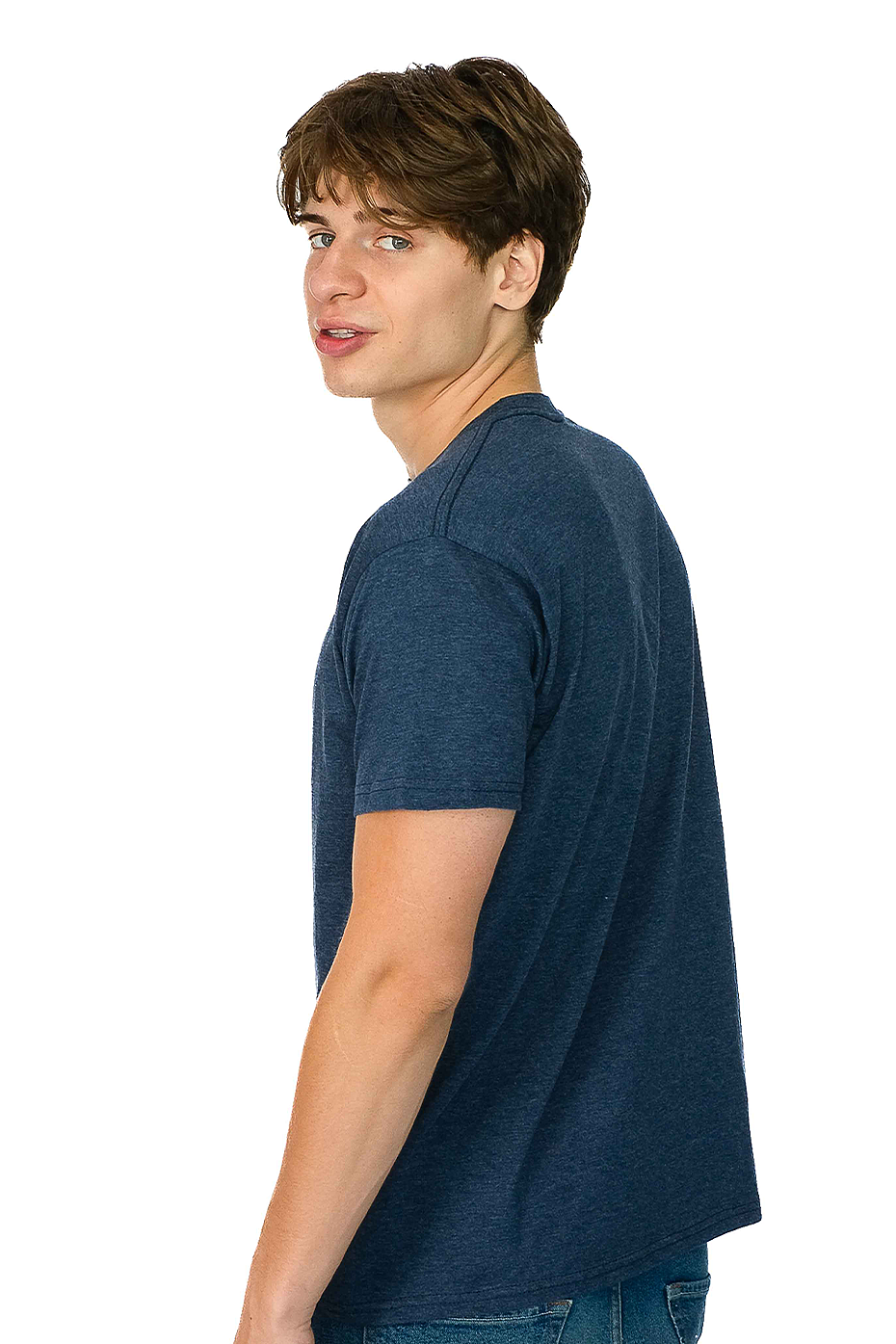 Classic Short Sleeve Heather Tee 60% Cotton 40% Polyester