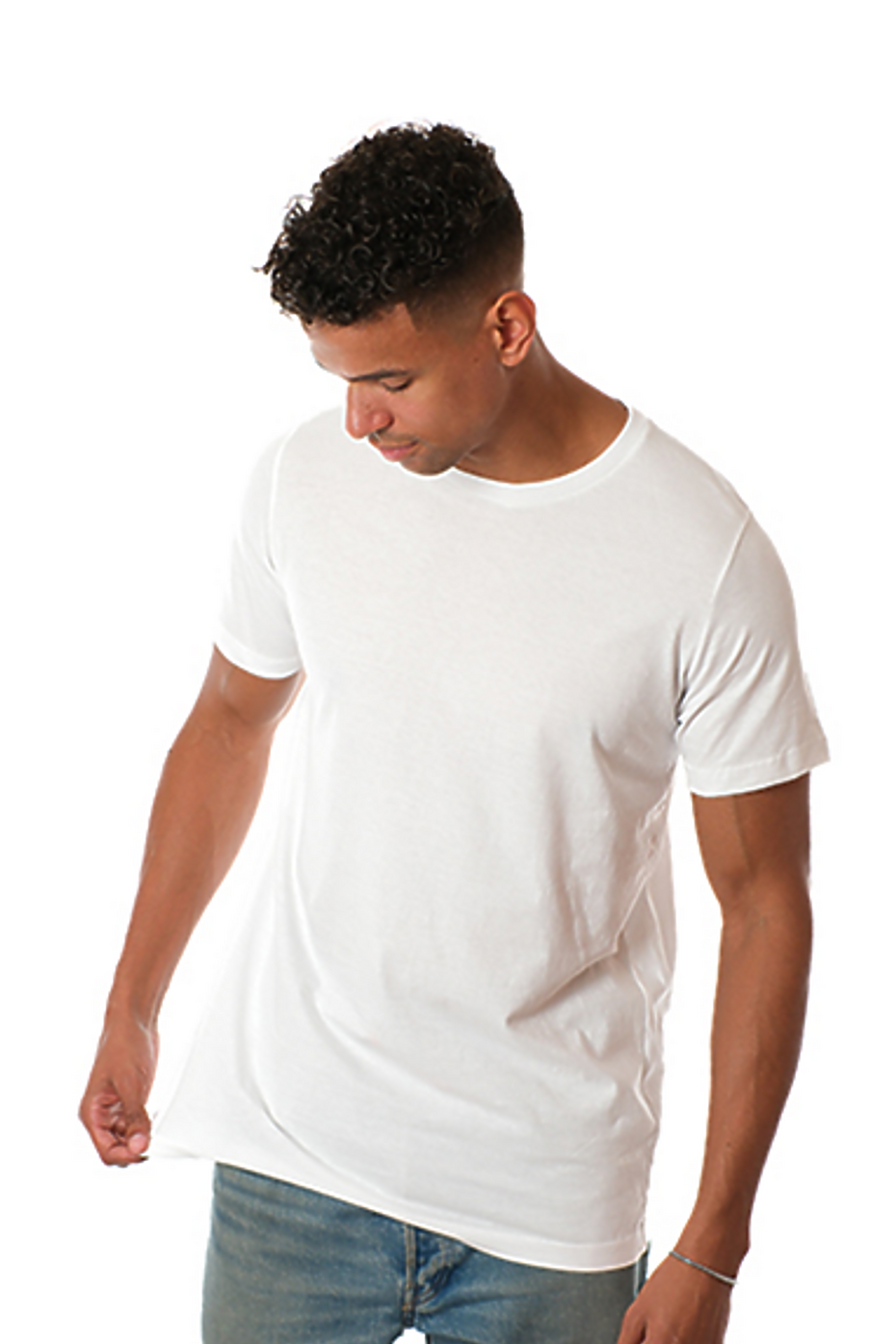 Unisex Side-Seam Short Sleeve T-Shirt 100% Ring-Spun Combed Cotton Pre-Shrunk