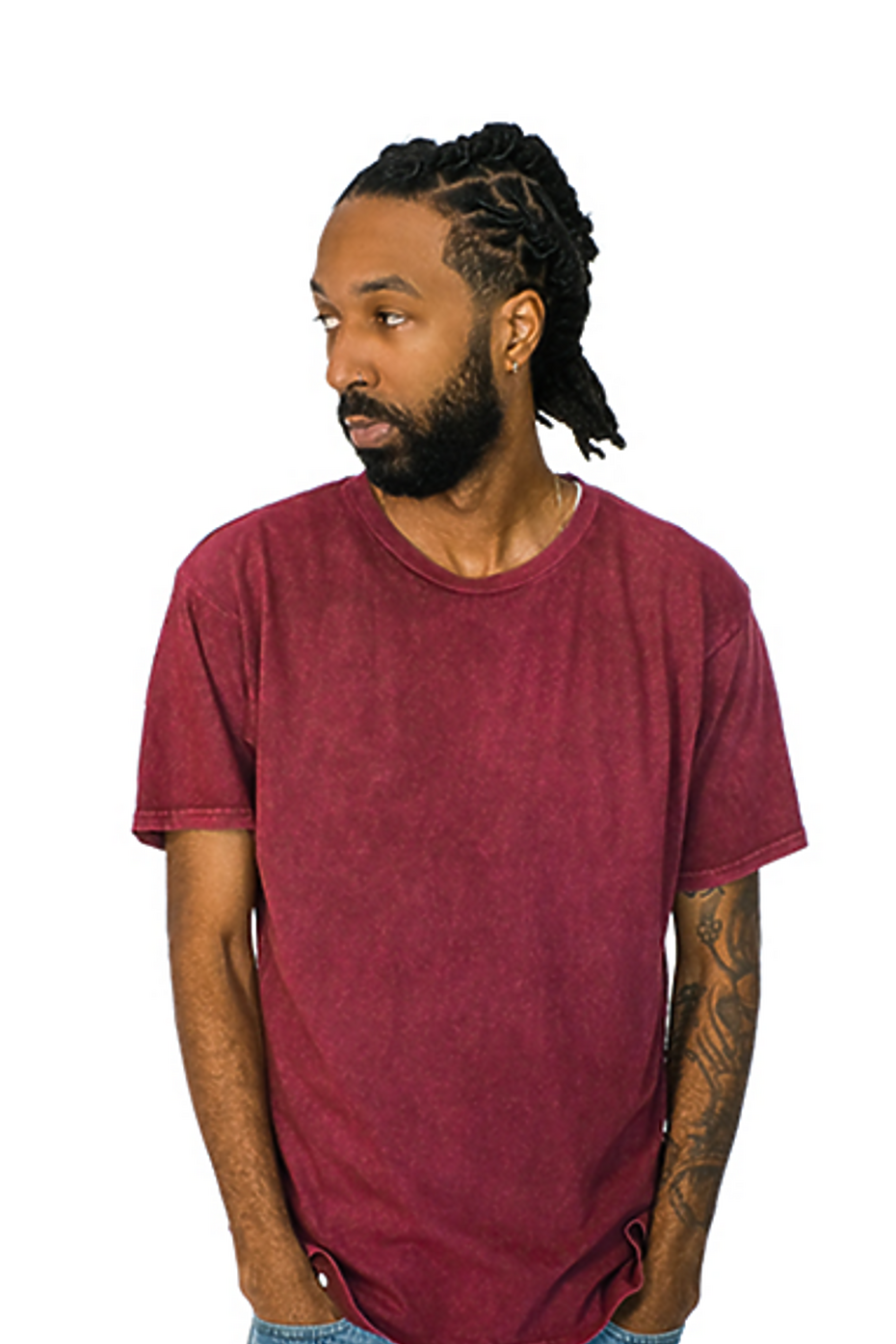 Vintage Mineral Washed 100% Cotton Pre-Shrunk Short-Sleeve T-Shirt