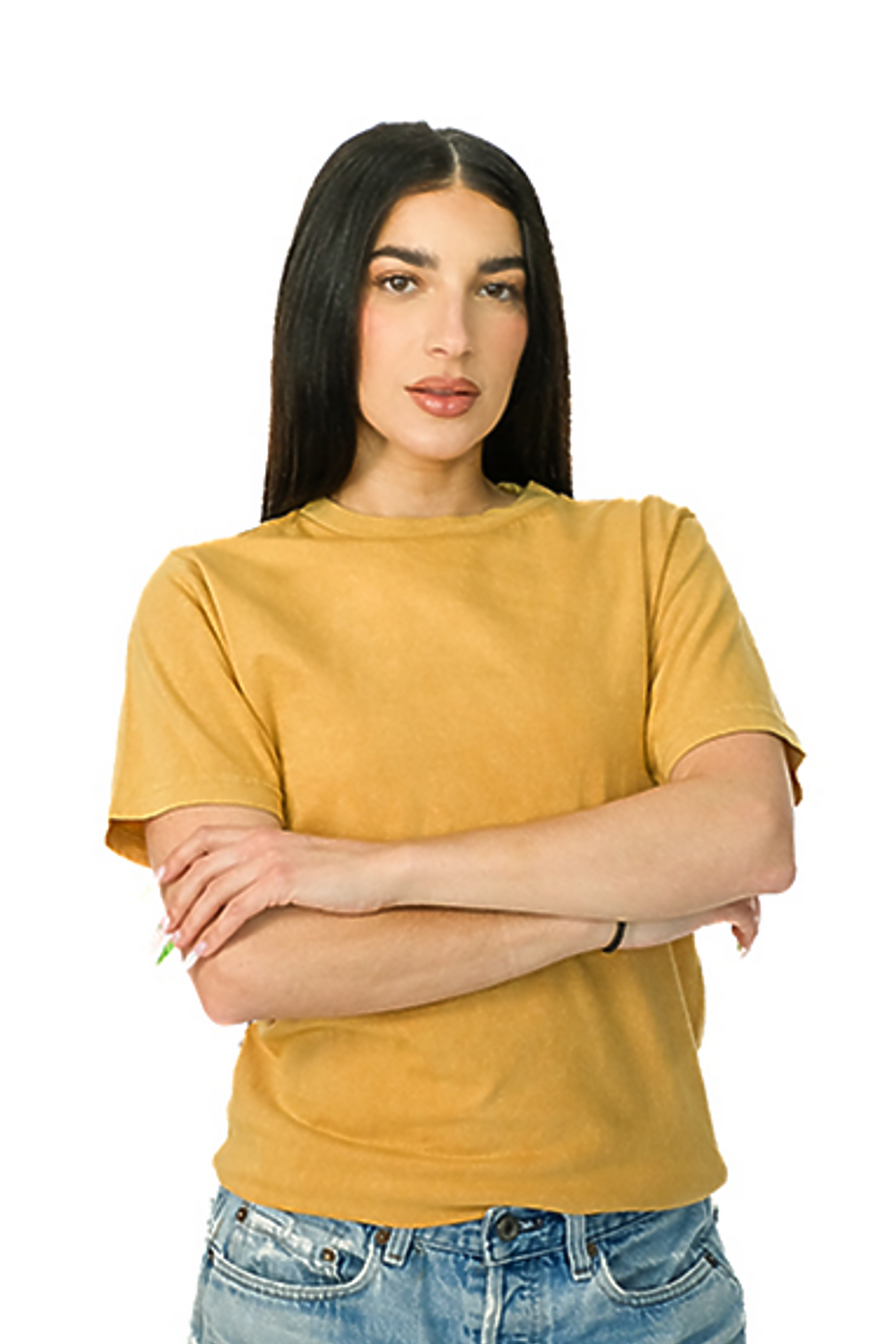 Vintage Mineral Washed 100% Cotton Pre-Shrunk Short-Sleeve T-Shirt