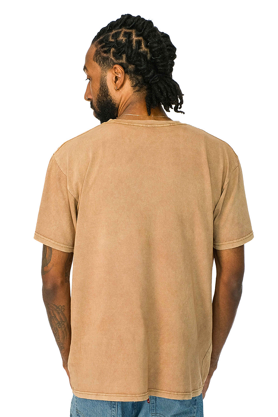 Vintage Mineral Washed 100% Cotton Pre-Shrunk Short-Sleeve T-Shirt