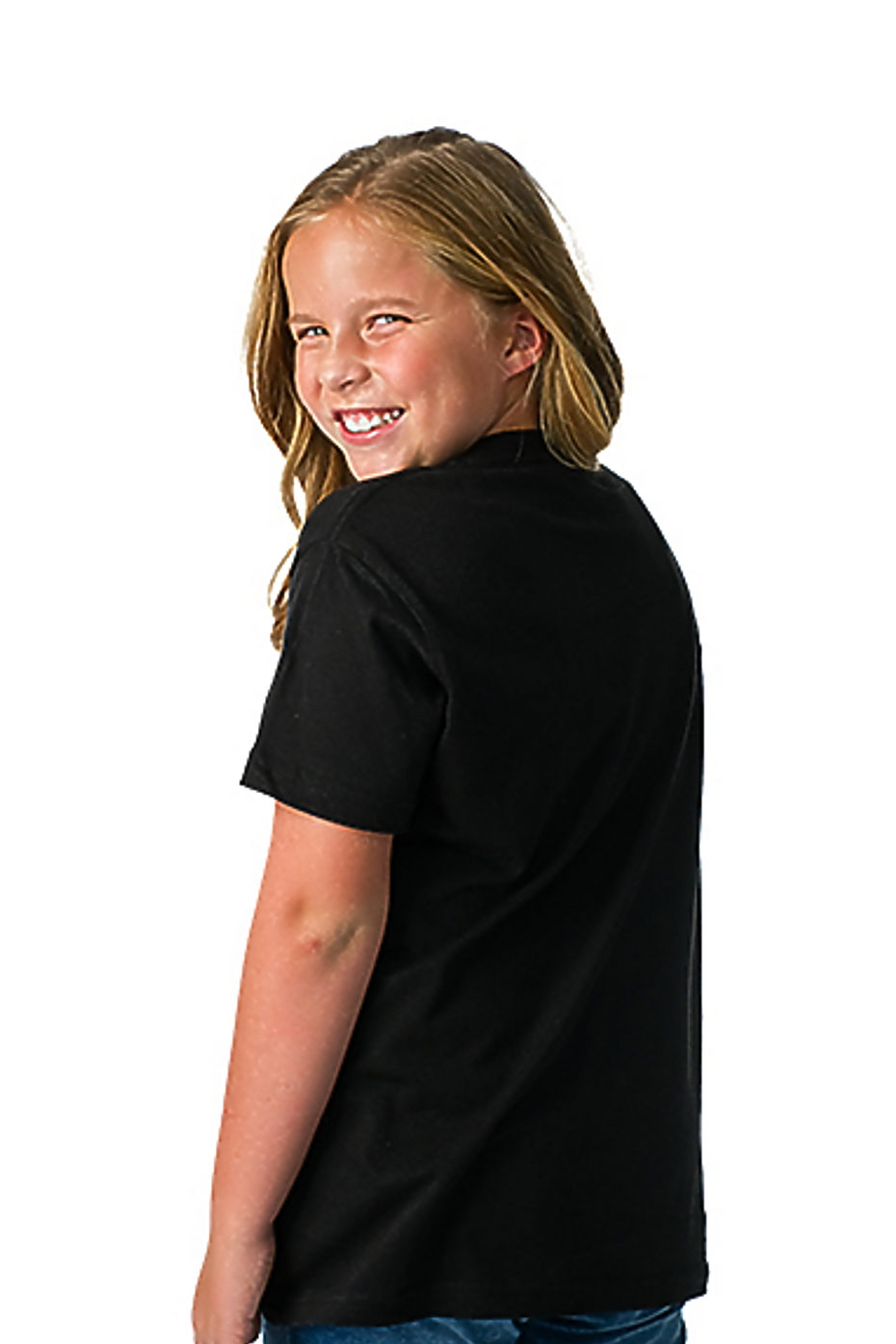 Youth Premium Soft Combed Cotton Short Sleeve T-Shirt for Bulk Customization