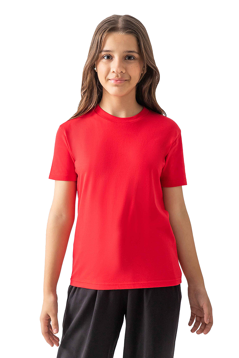 Youth Premium Soft Combed Cotton Short Sleeve T-Shirt for Bulk Customization