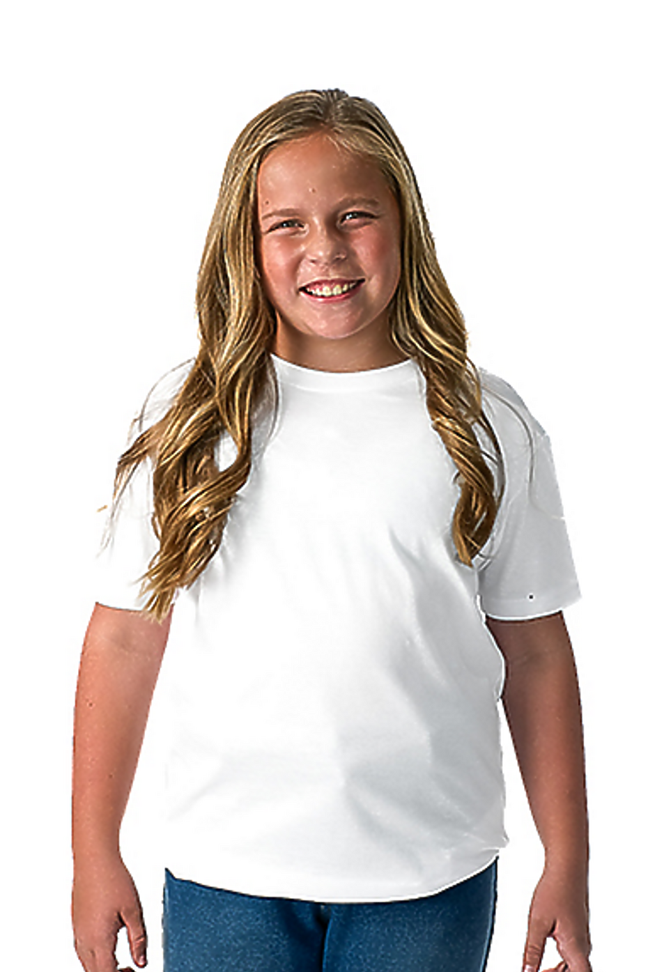 Youth Premium Soft Combed Cotton Short Sleeve T-Shirt for Bulk Customization