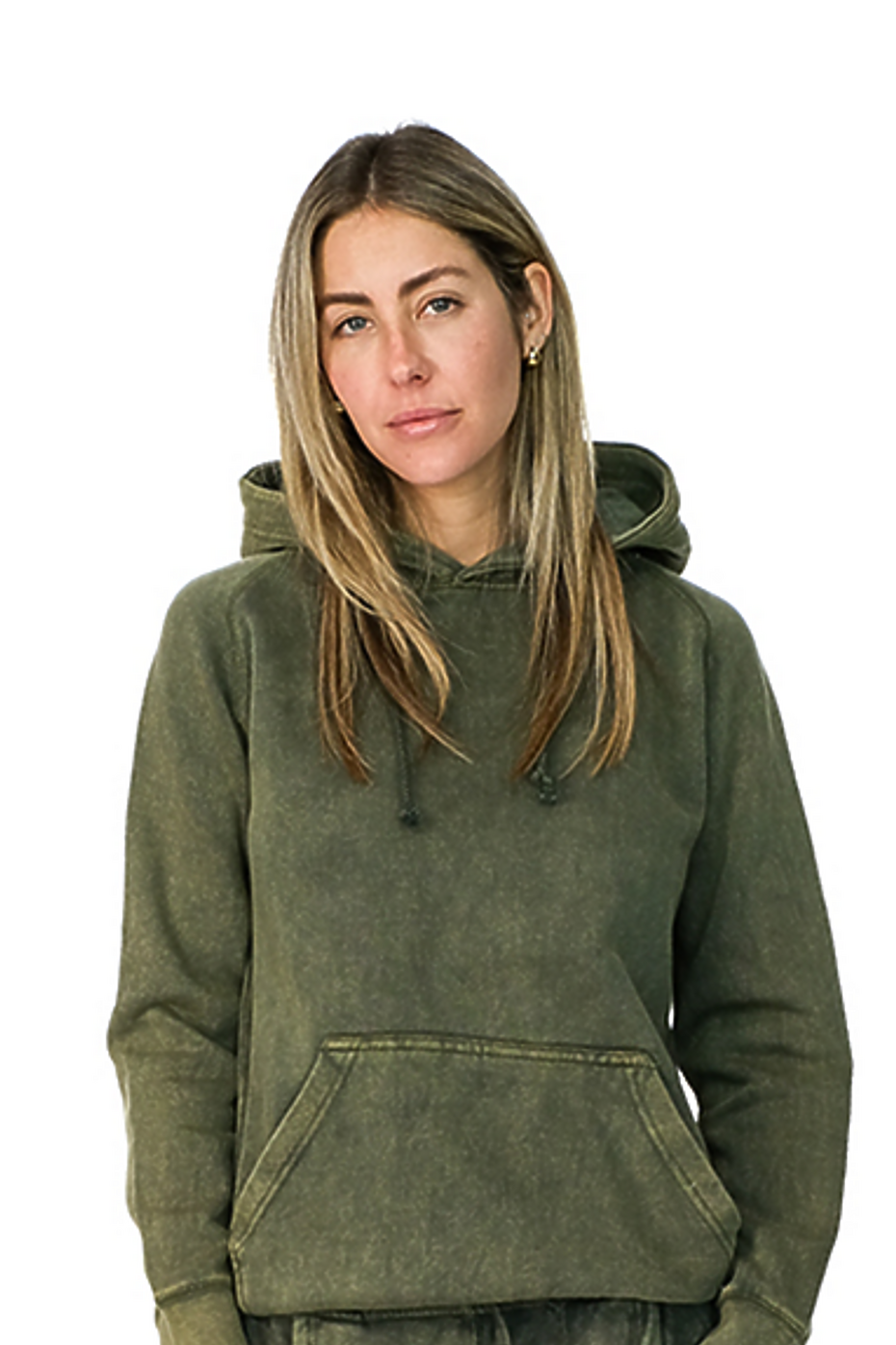 Vintage Mineral Washed Hoodie Soft 80% Cotton Blend Fleece