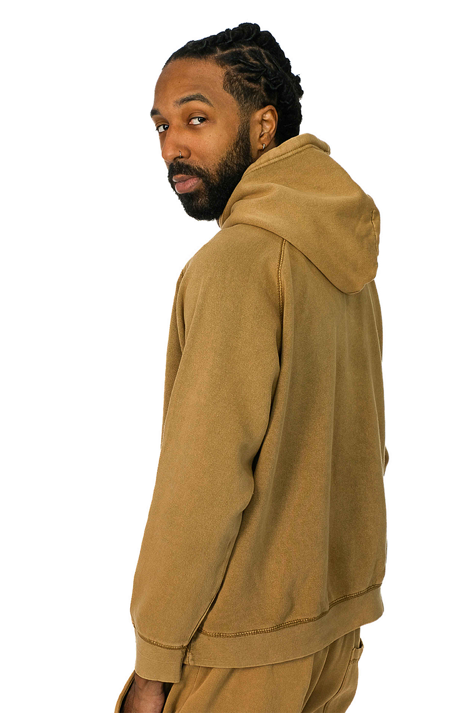 Vintage Mineral Washed Hoodie Soft 80% Cotton Blend Fleece