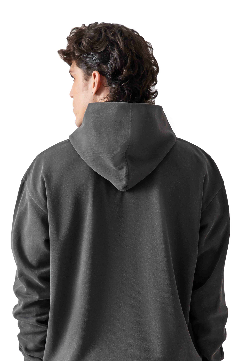 ZS4080 Essential Oversized Pullover Hoodie Relaxed Fit Pigment Dyed