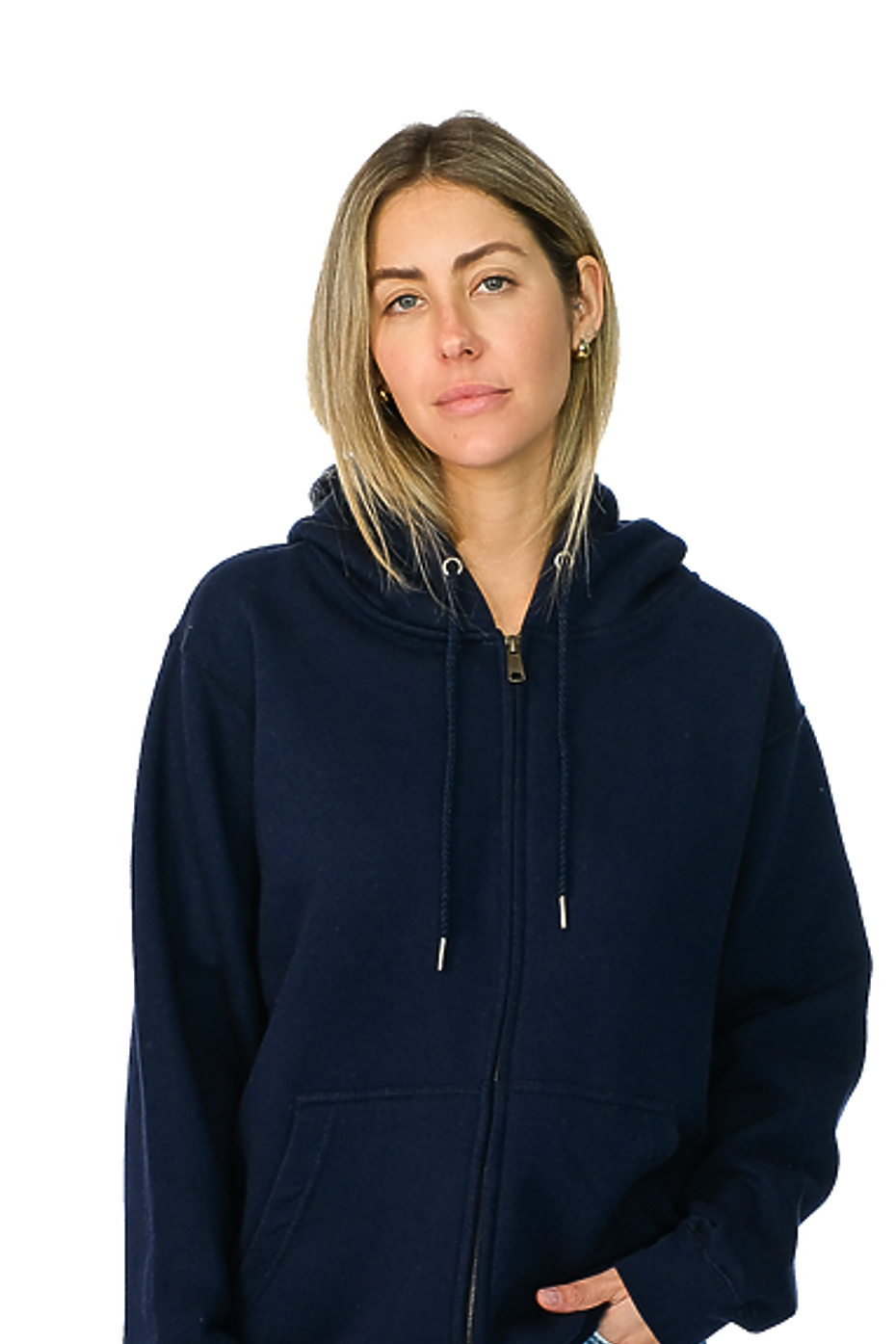 Premium Poly-Cotton Full-Zip Hoodie with YKK Zipper Multiple Colors