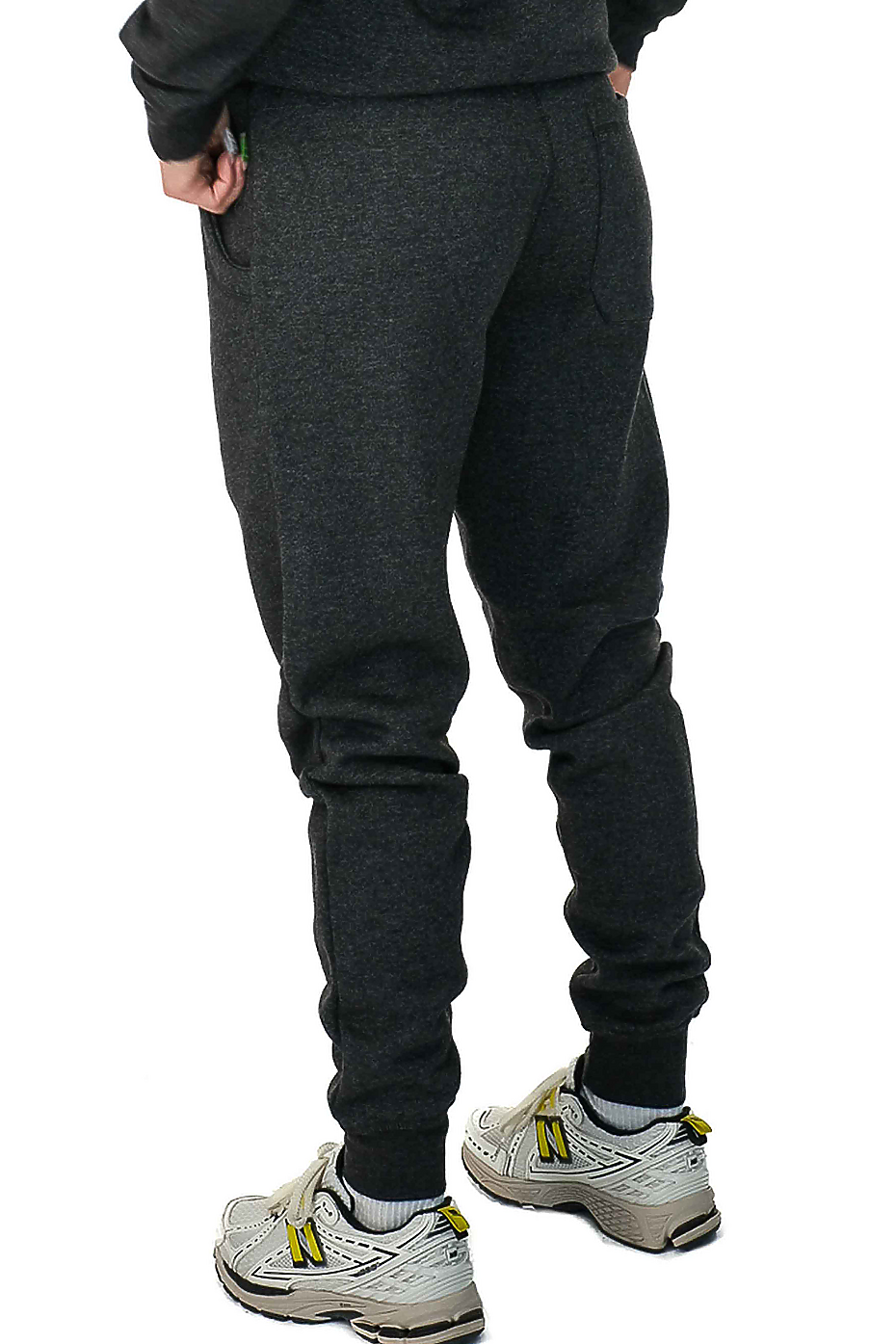 Premium Midweight Fleece Jogger Pants with Ribbed Waistband & Cuffs