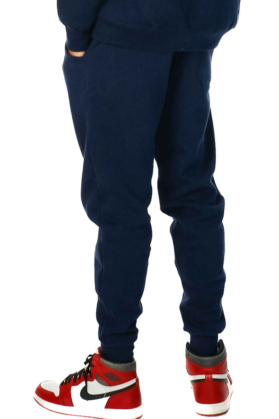Premium Midweight Fleece Jogger Pants with Ribbed Waistband & Cuffs