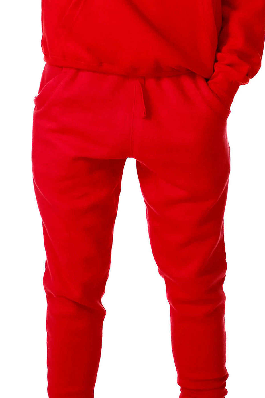 Premium Midweight Fleece Jogger Pants with Ribbed Waistband & Cuffs