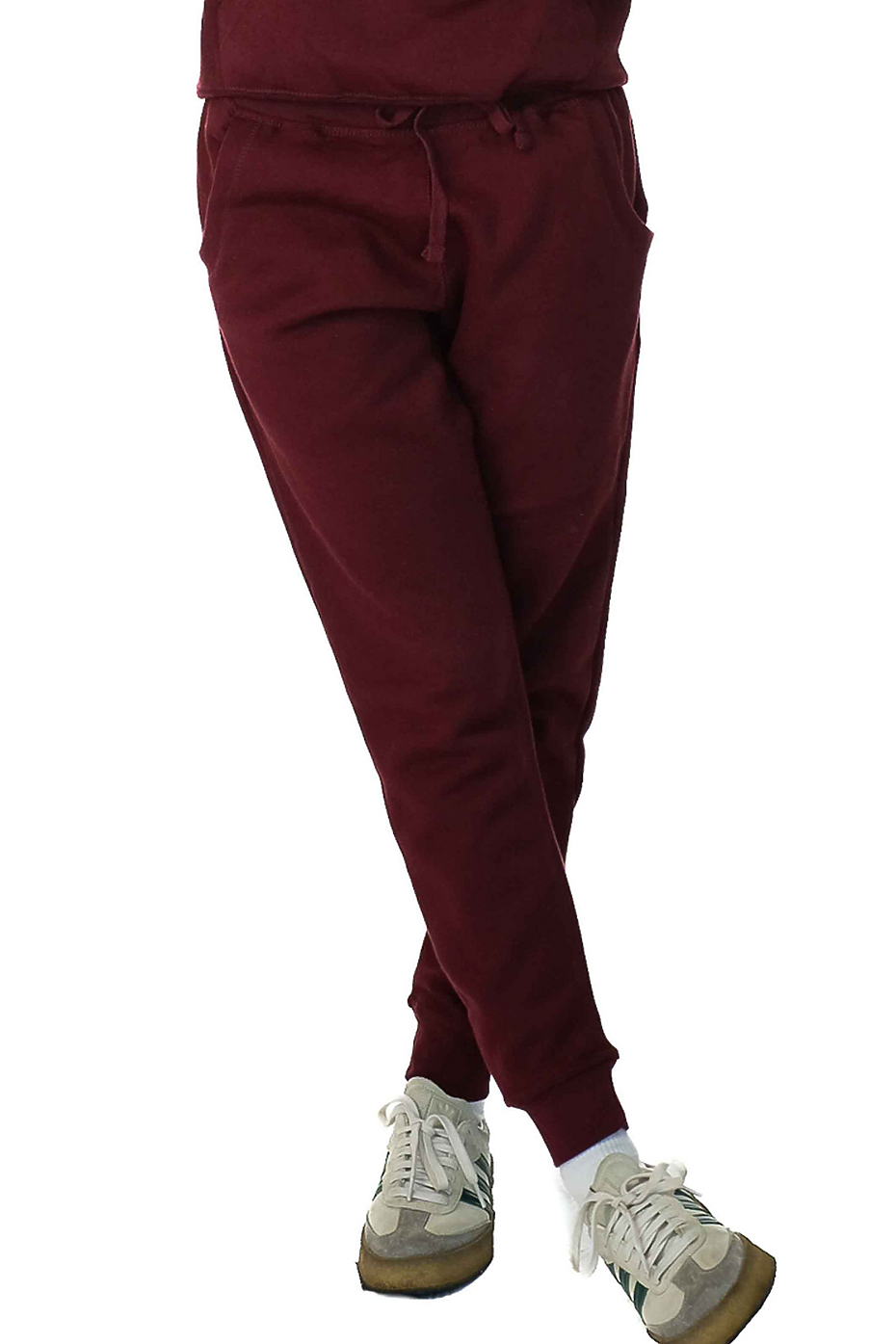 Premium Midweight Fleece Jogger Pants with Ribbed Waistband & Cuffs