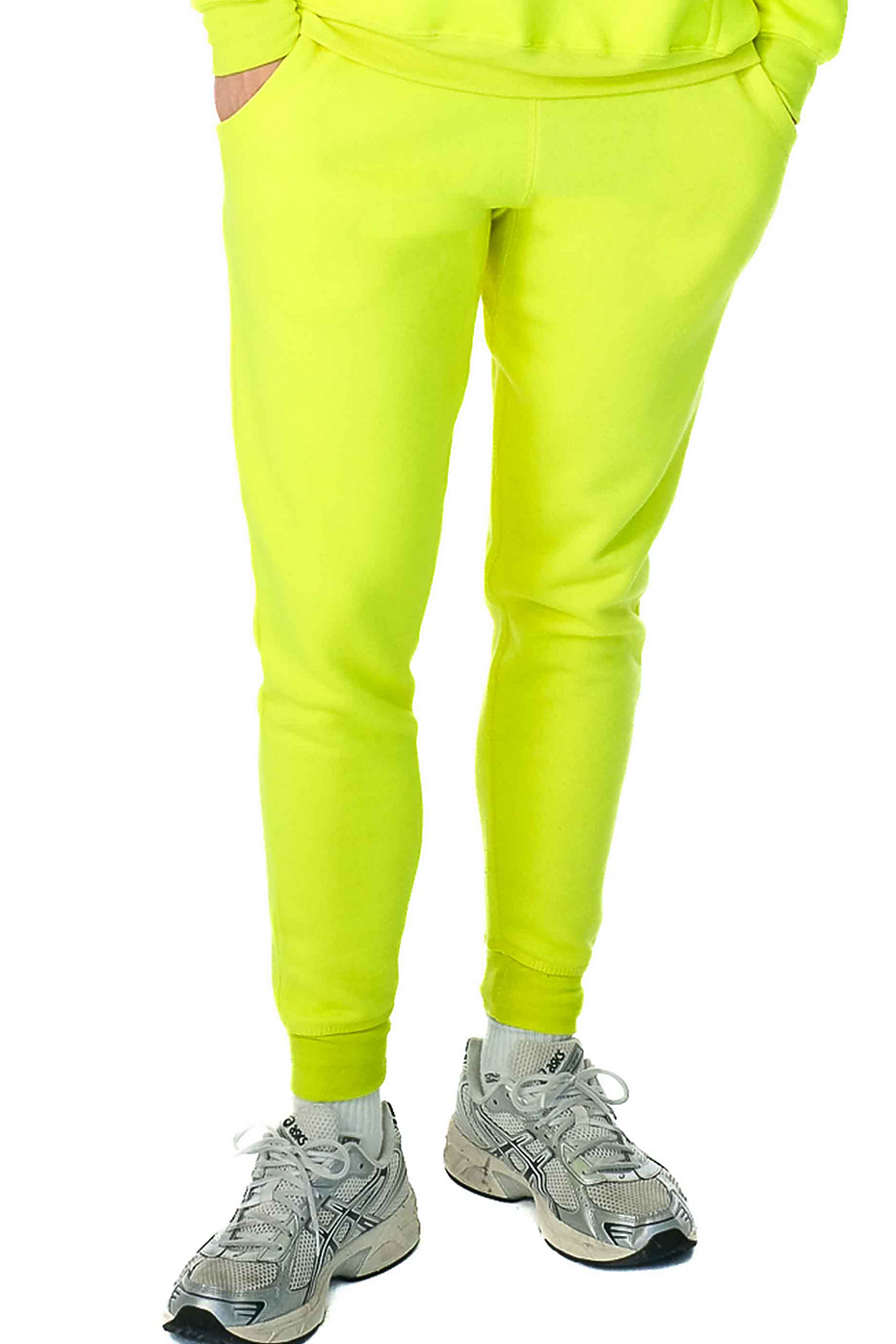 Premium Midweight Fleece Jogger Pants with Ribbed Waistband & Cuffs