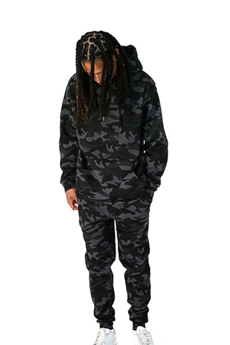 Premium Midweight Fleece Jogger Pants with Ribbed Waistband & Cuffs