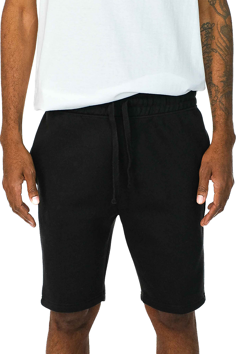 Premium Midweight Fleece Shorts Soft Print-Ready Elastic Waistband