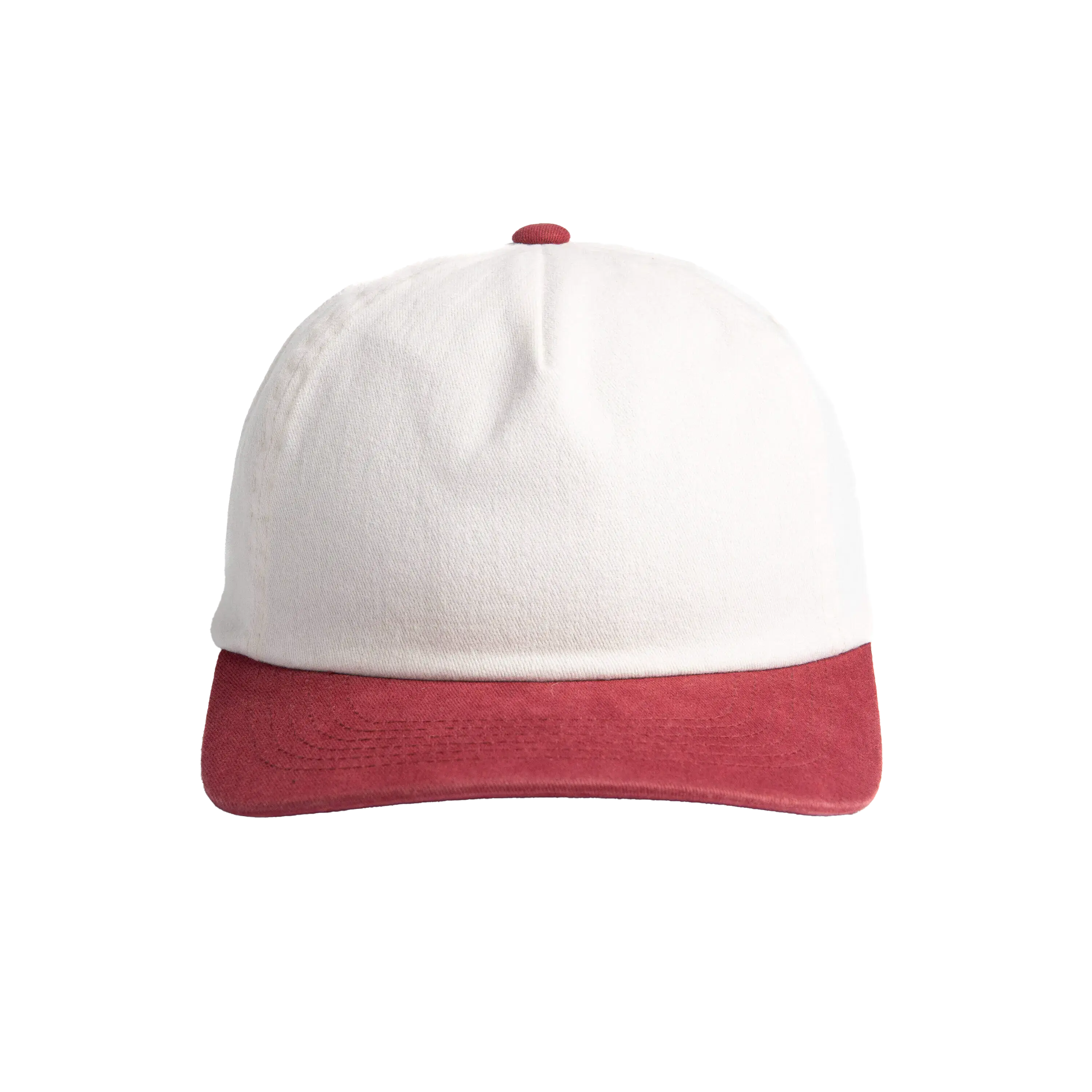 Premium 5-Panel Cotton Dad Cap with Recycled Curved Brim