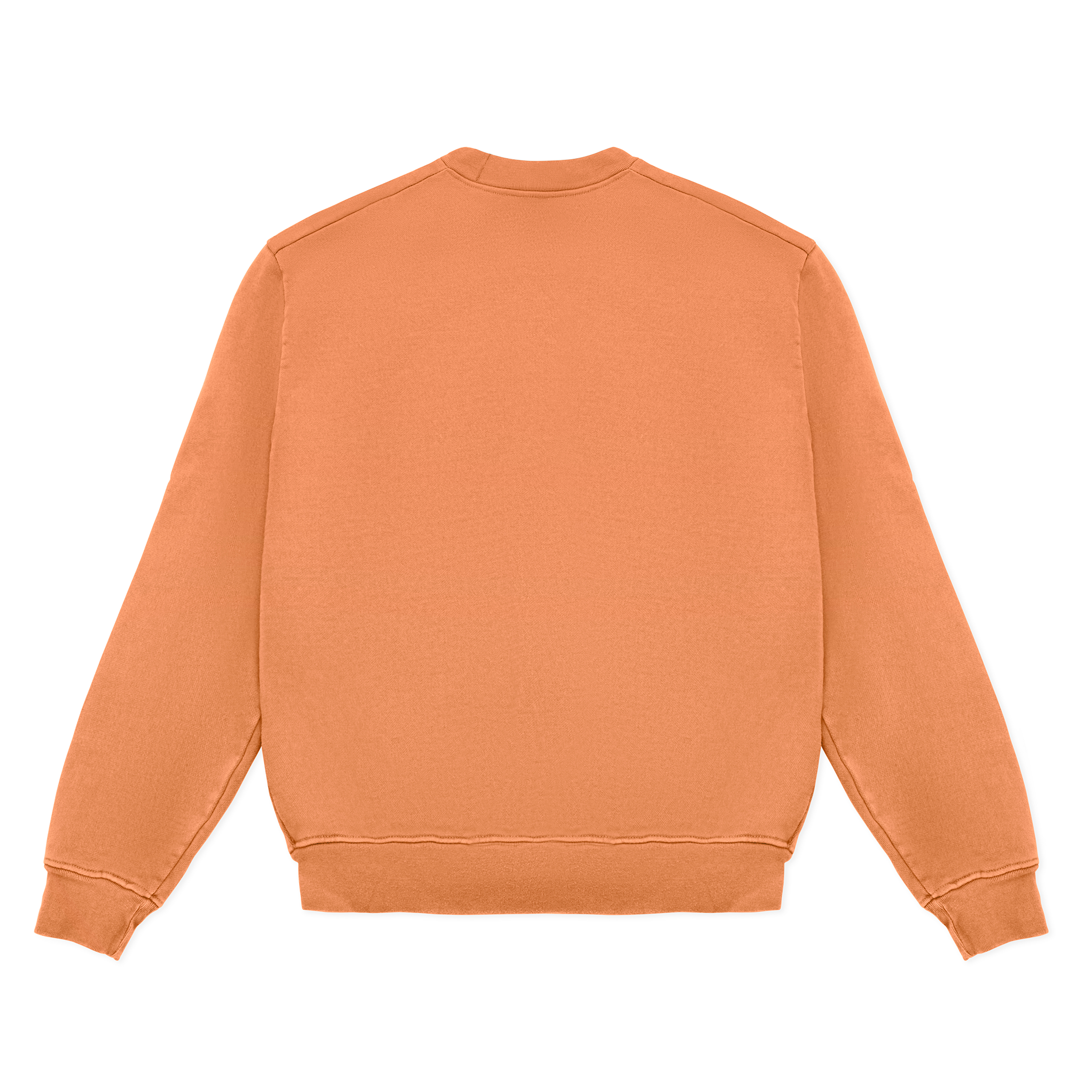 Premium 15oz Heavyweight Cotton Fleece Crewneck Sweatshirt - Oversized Drop Shoulder Design