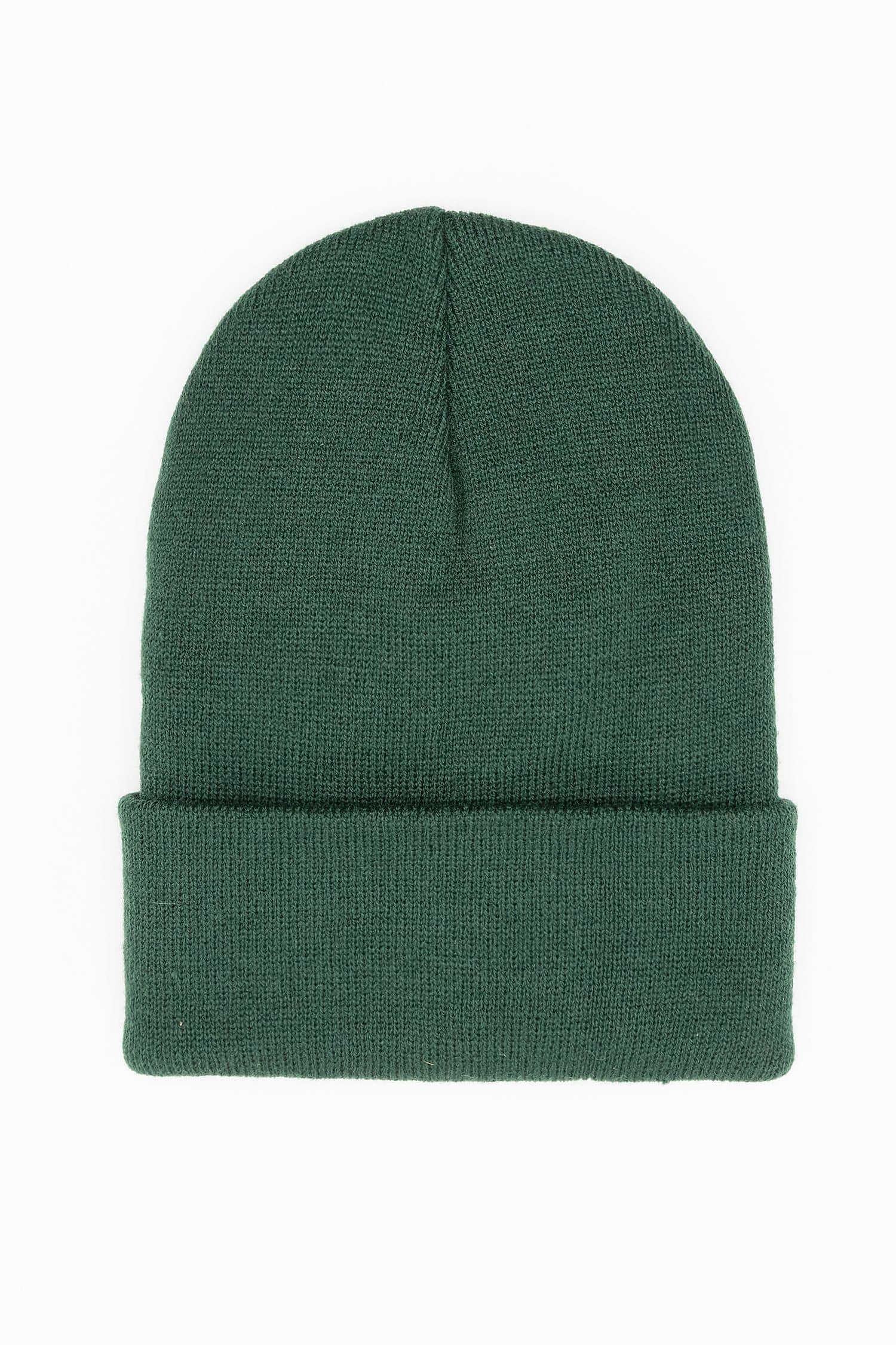 Classic Cuff Beanie Unisex 100% Acrylic Warm Winter Headwear Made in USA