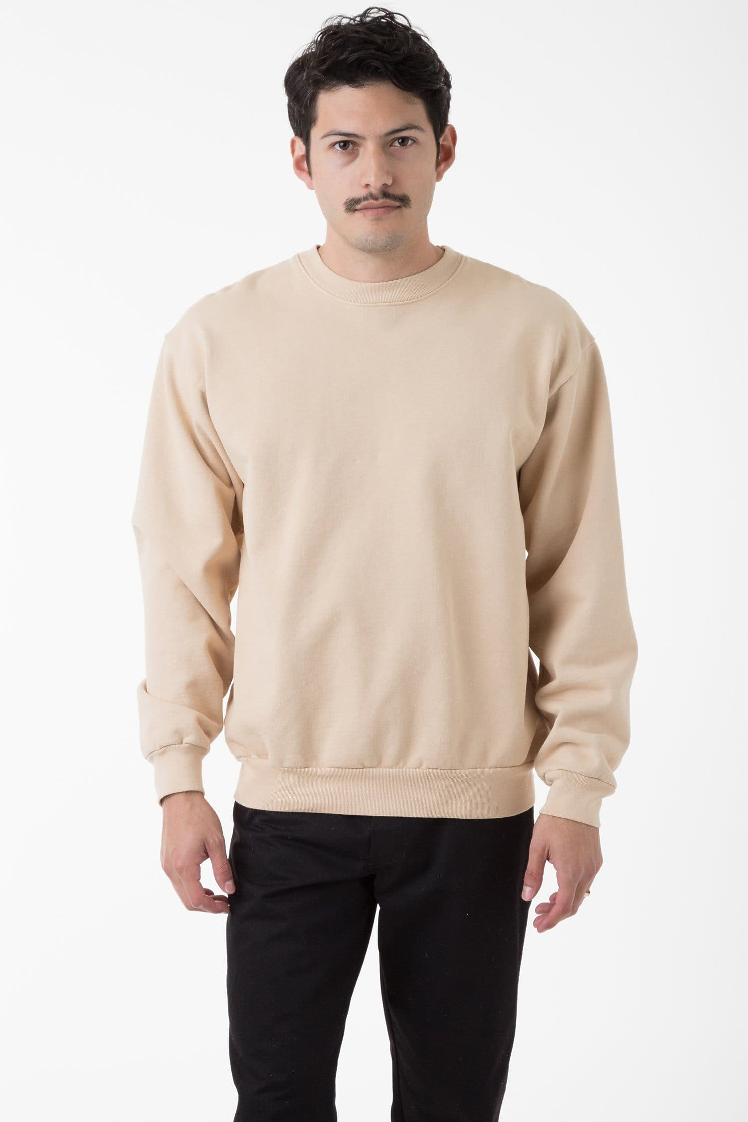 Luxurious 14oz Heavy Fleece Garment Dyed Crewneck Sweatshirt - Soft & Warm