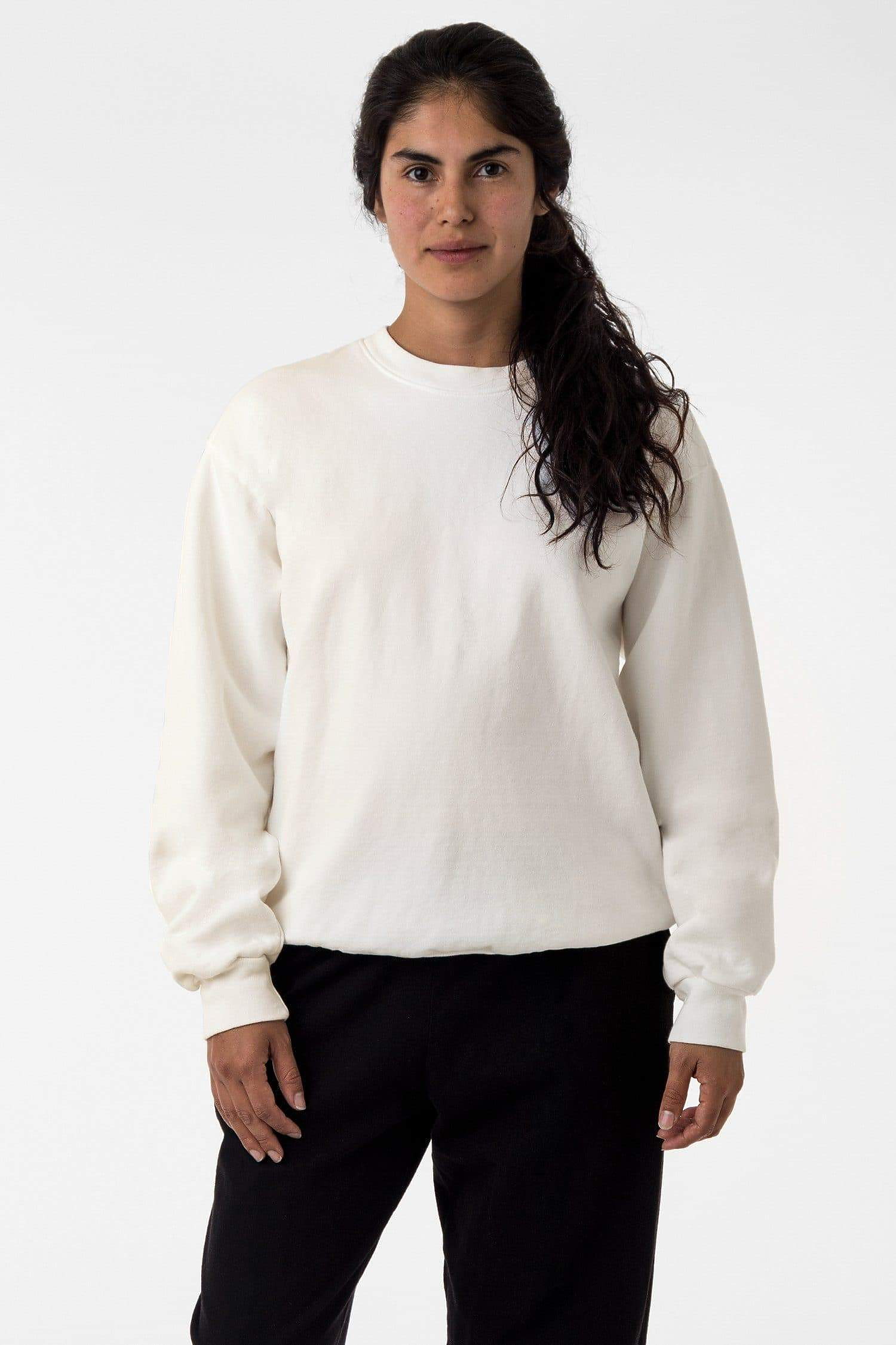 Luxurious 14oz Heavy Fleece Garment Dyed Crewneck Sweatshirt - Soft & Warm