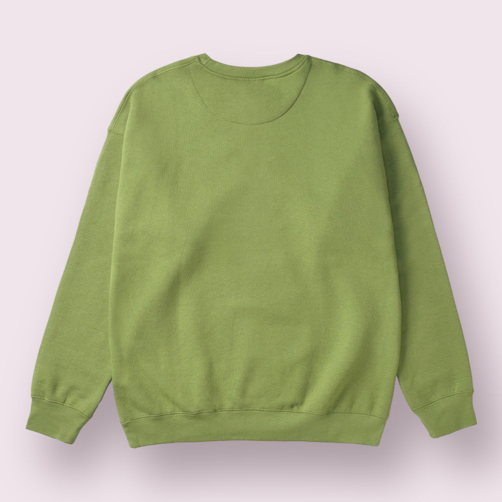 Heavyweight 3-End Fleece Unisex Crewneck Sweatshirt 80% Cotton Classic Fit