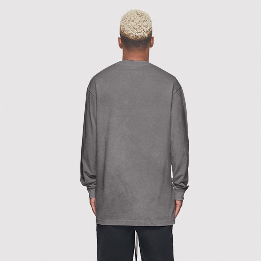 Luxe Diamond Weight 9oz Combed Cotton Long Sleeve Tee